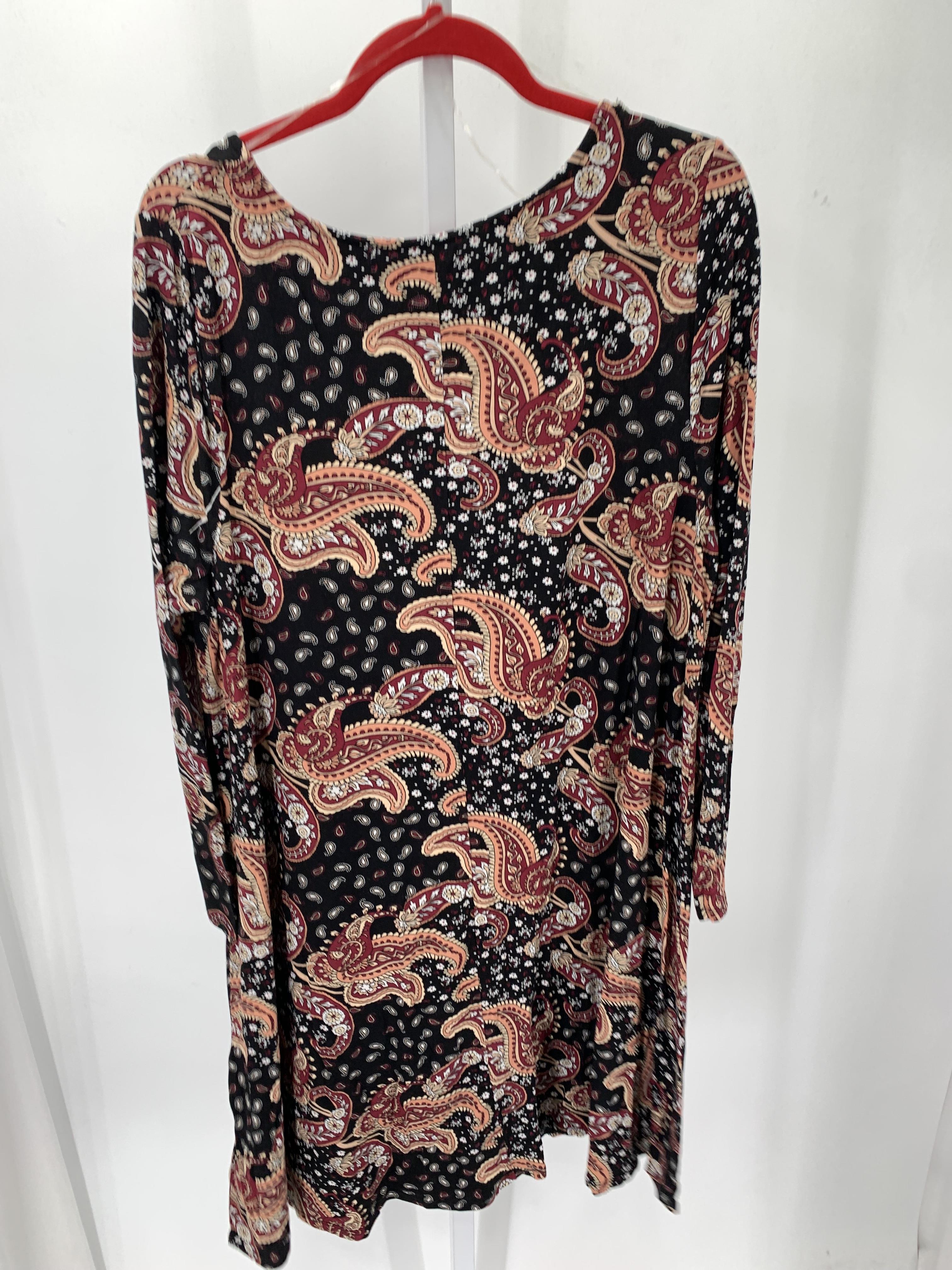 Size 16 Misses Long Sleeve Dress