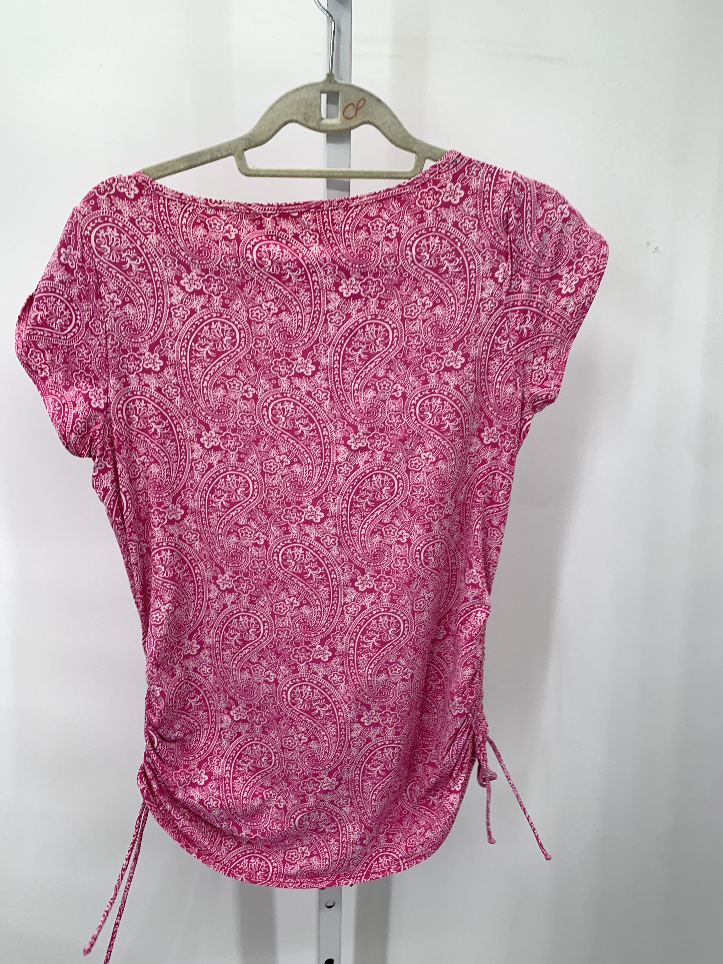 Lands End Size Small Misses Short Sleeve Shirt