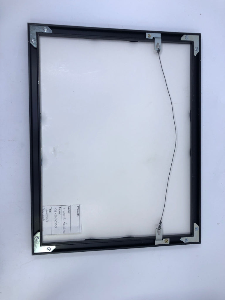 BRANCHES IN SNOW FRAMED PHOTO- SIGNED.