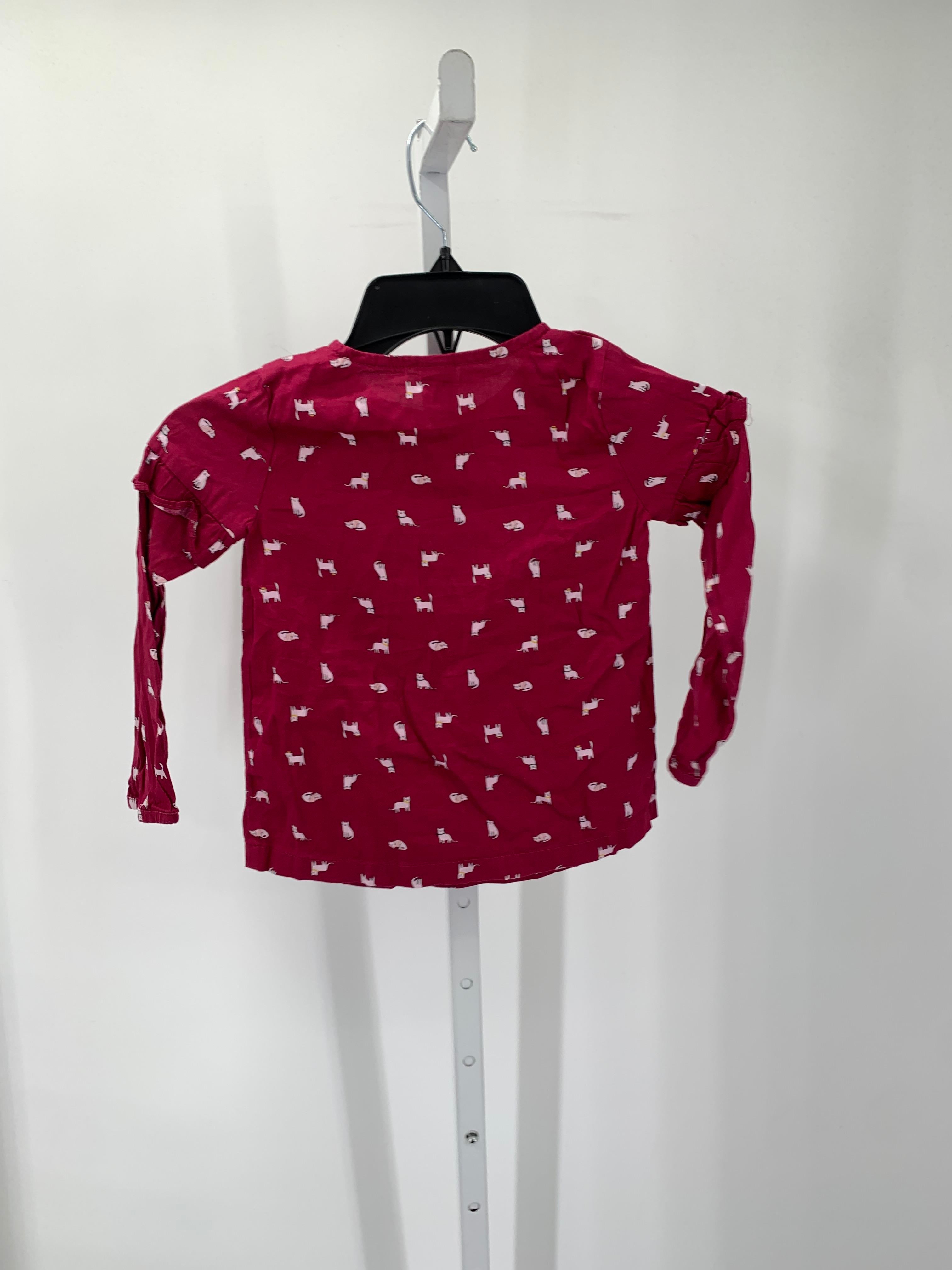 Carters Size 5T Girls Long Sleeve Shirt