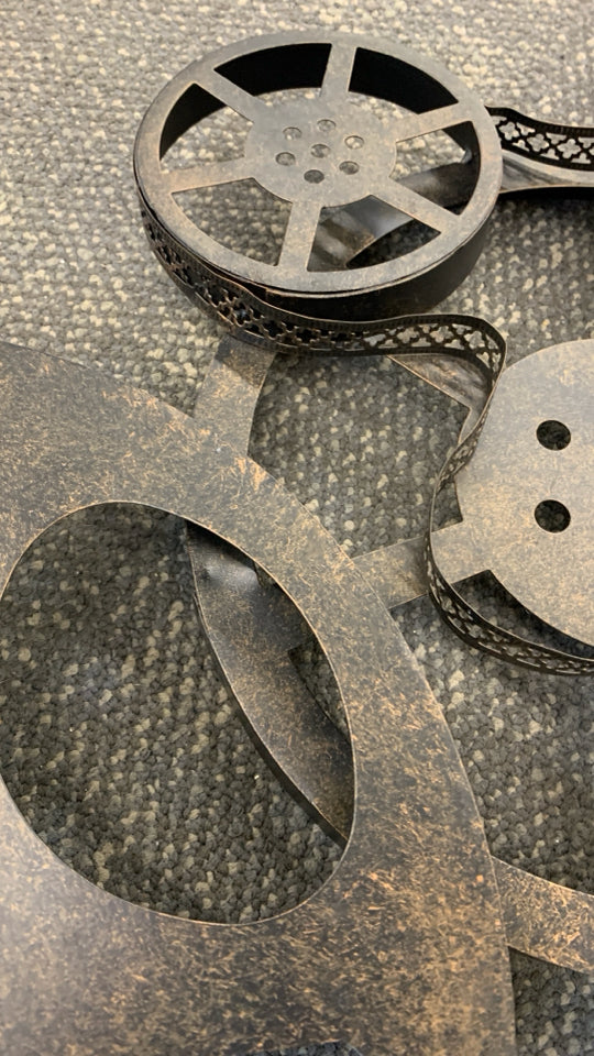 METAL FILM REEL WALL-ART.