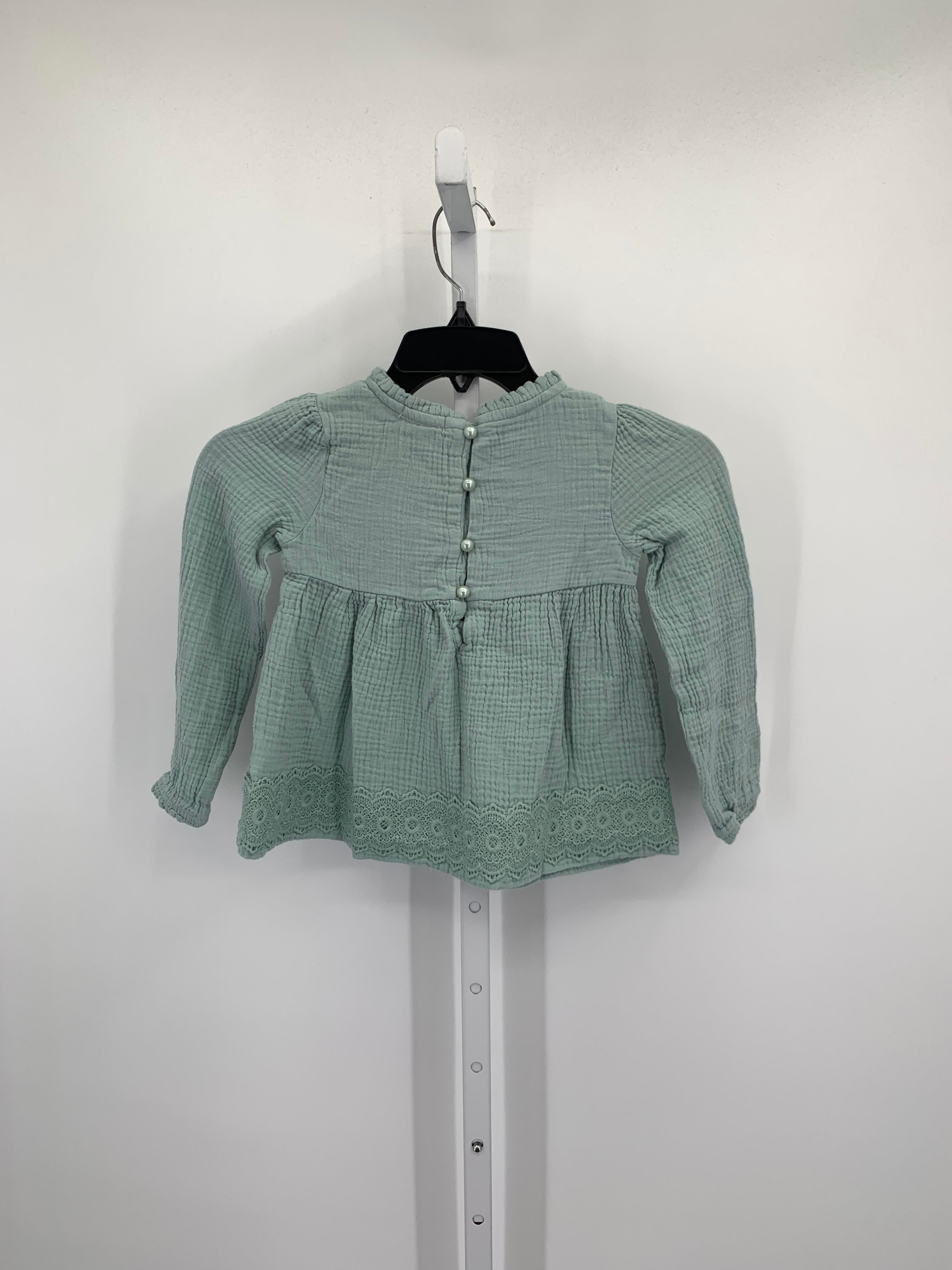 Shabby Chic Size 5-6 Girls Long Sleeve Shirt