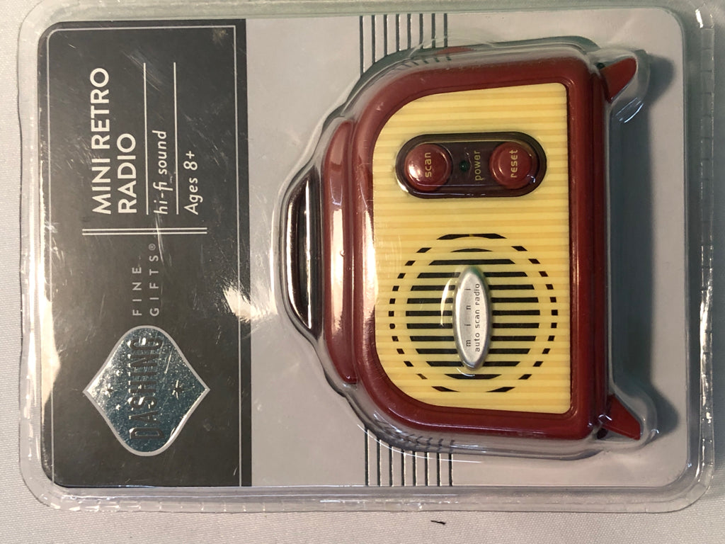 NIP MINI RETRO RADIO DASHING FINE GIFTS