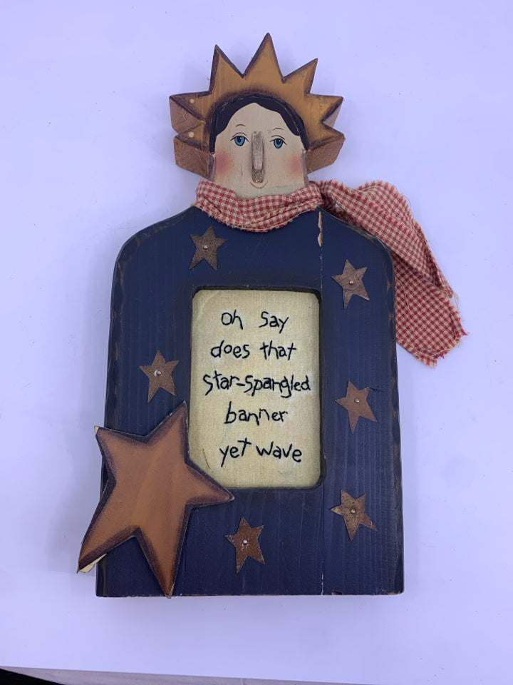 PRIMITIVE STYLE LADY LIBERTY OH SAY DOES THAT STAR.