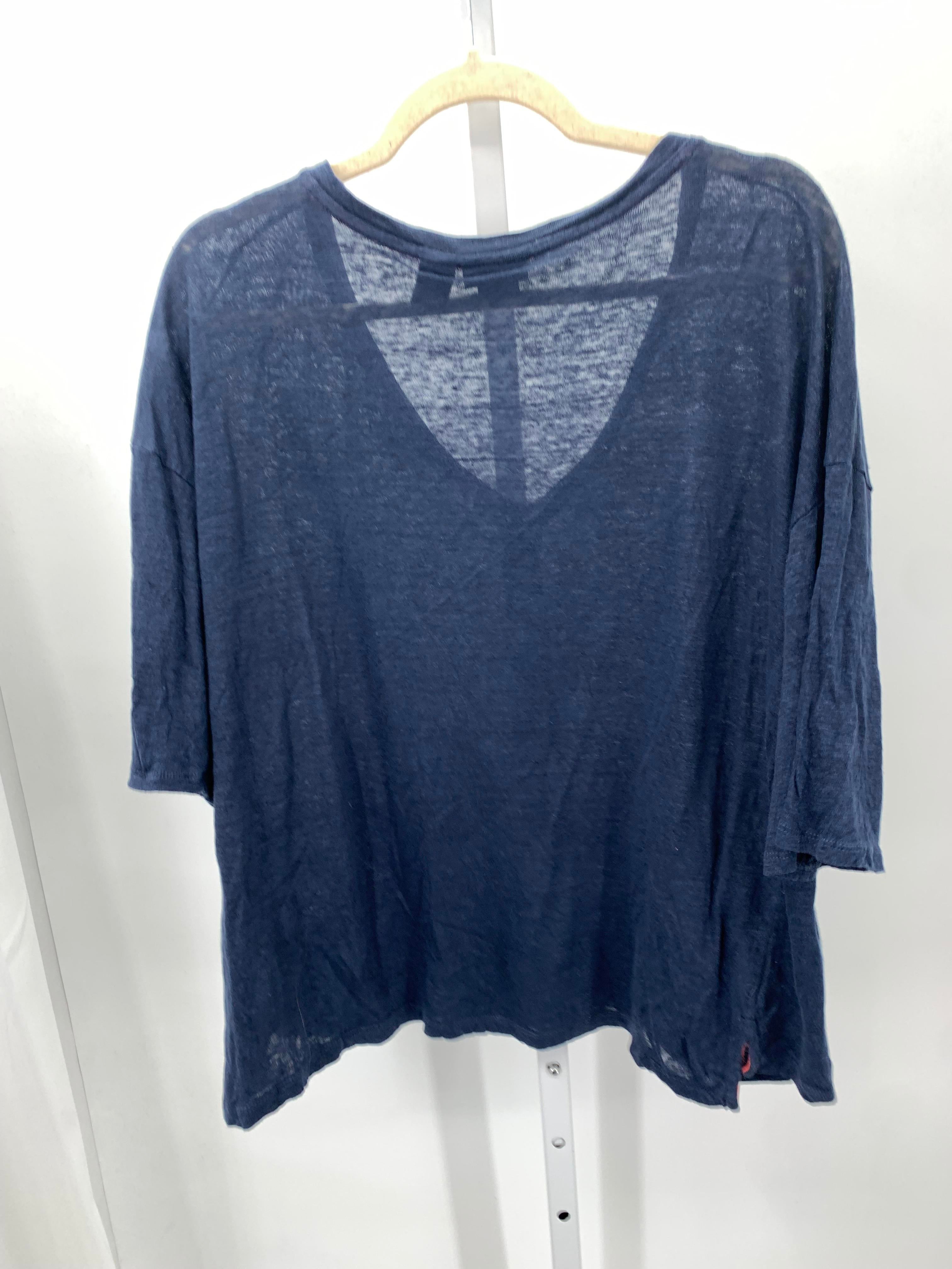 Tahari Size Large Misses Short Sleeve Shirt