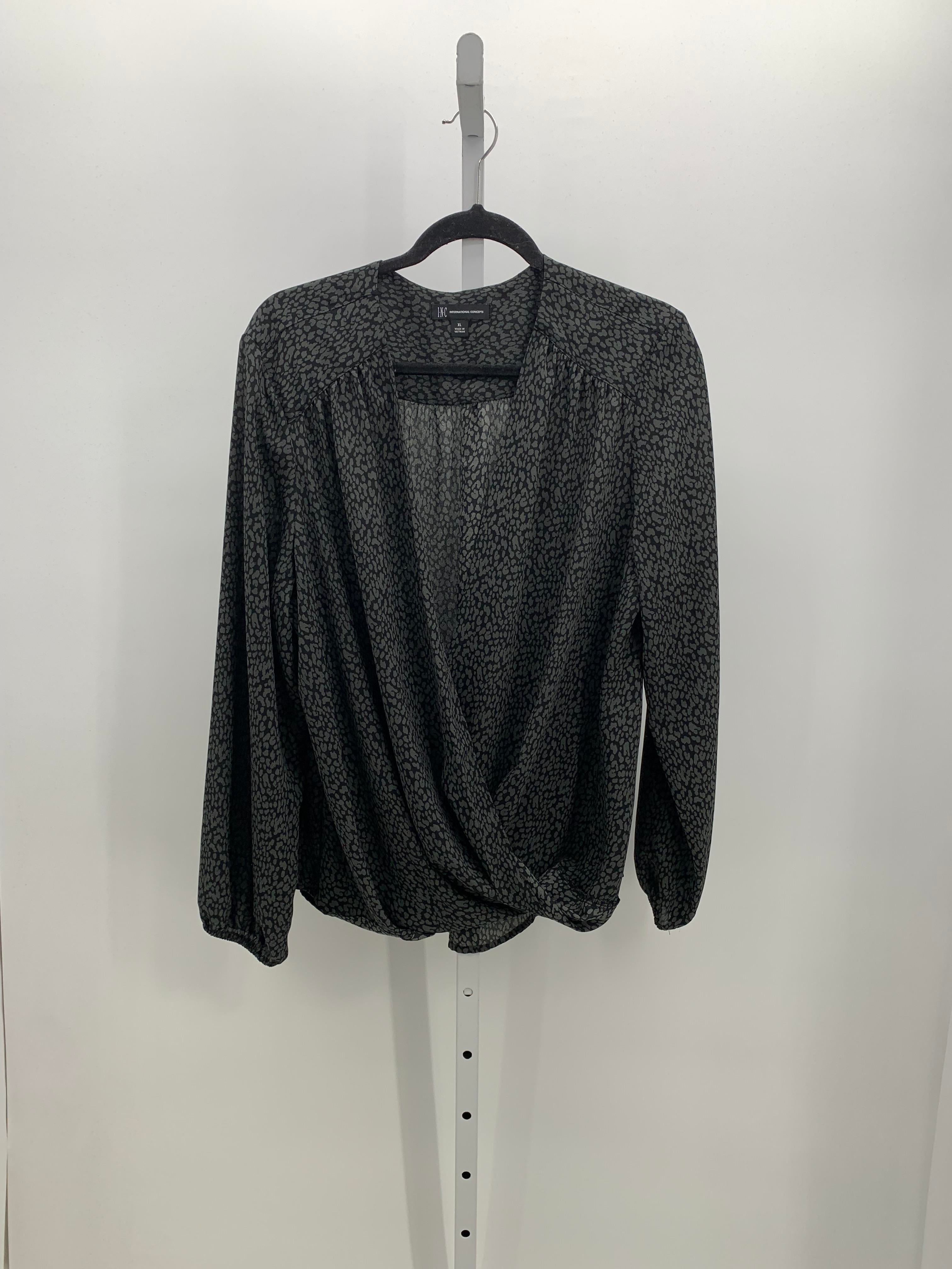 INC Size Extra Large Misses Long Sleeve Shirt