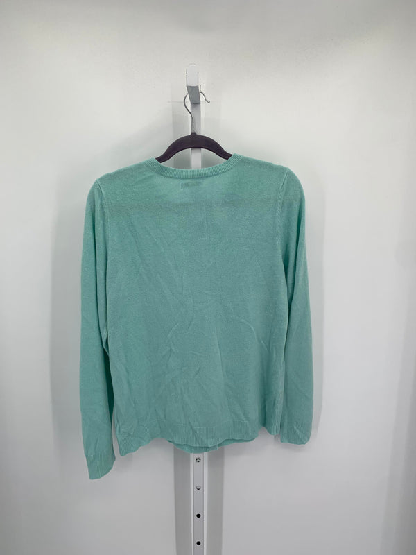 Croft & Barrow Size Medium Misses Long Slv Sweater