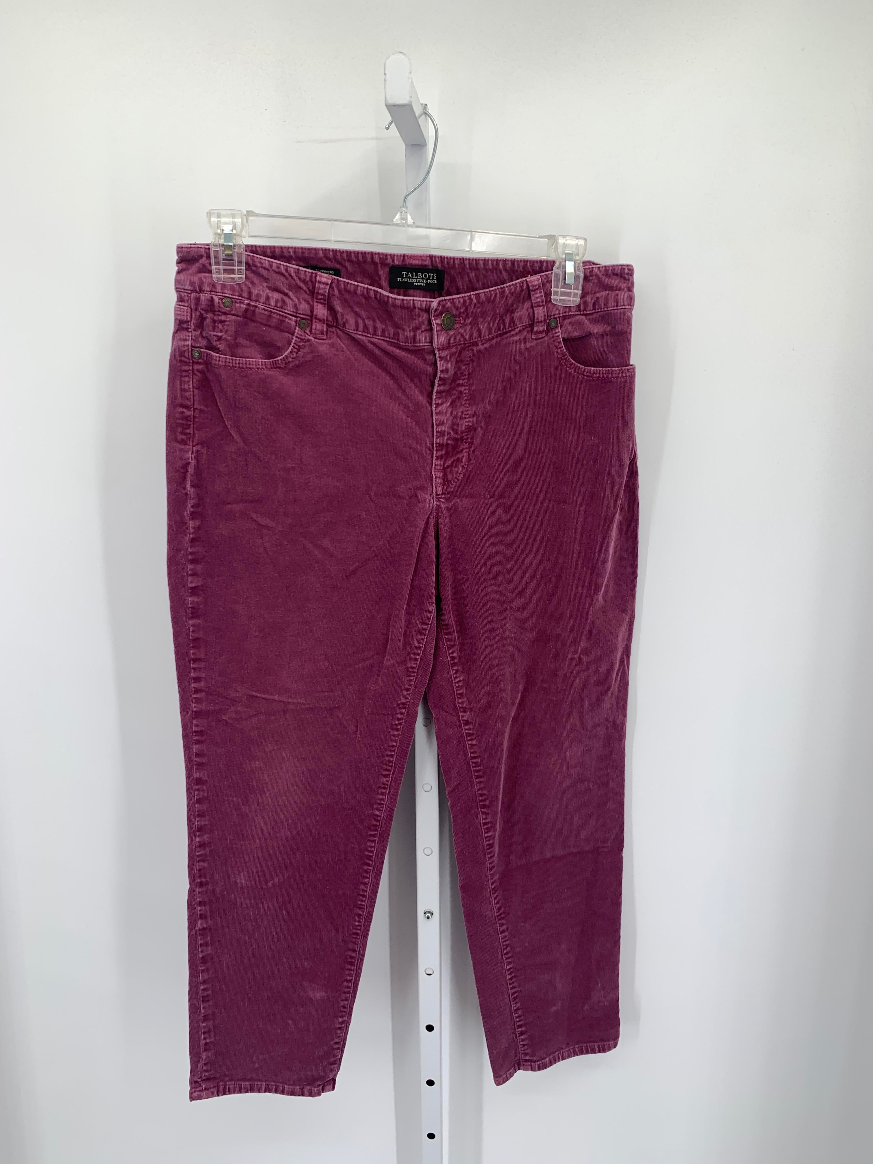 Talbots Size 14 Petite Petite Corduroy Pants