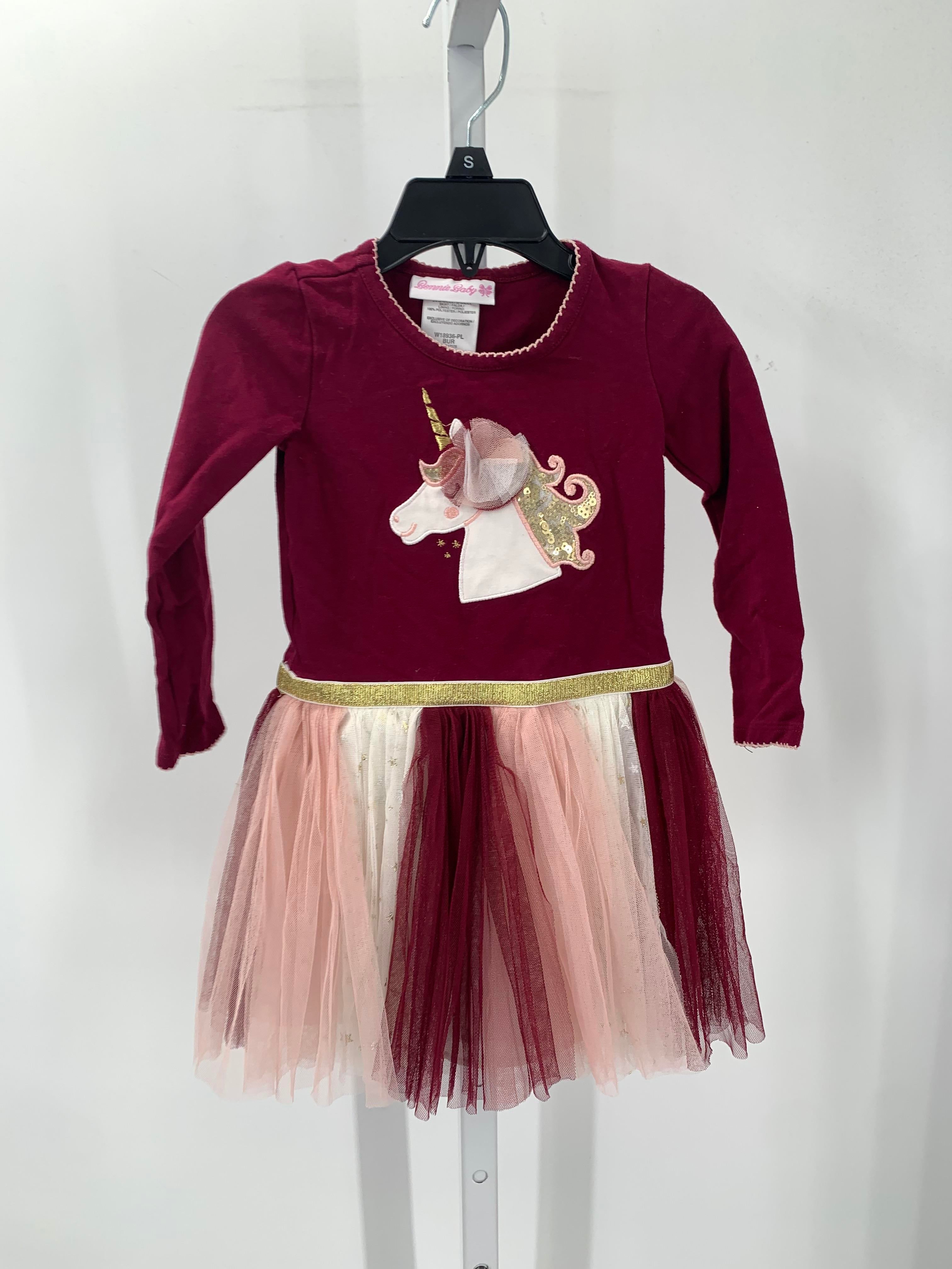 Bonnie Baby Size 24 Months Girls Long Sleeve Dress