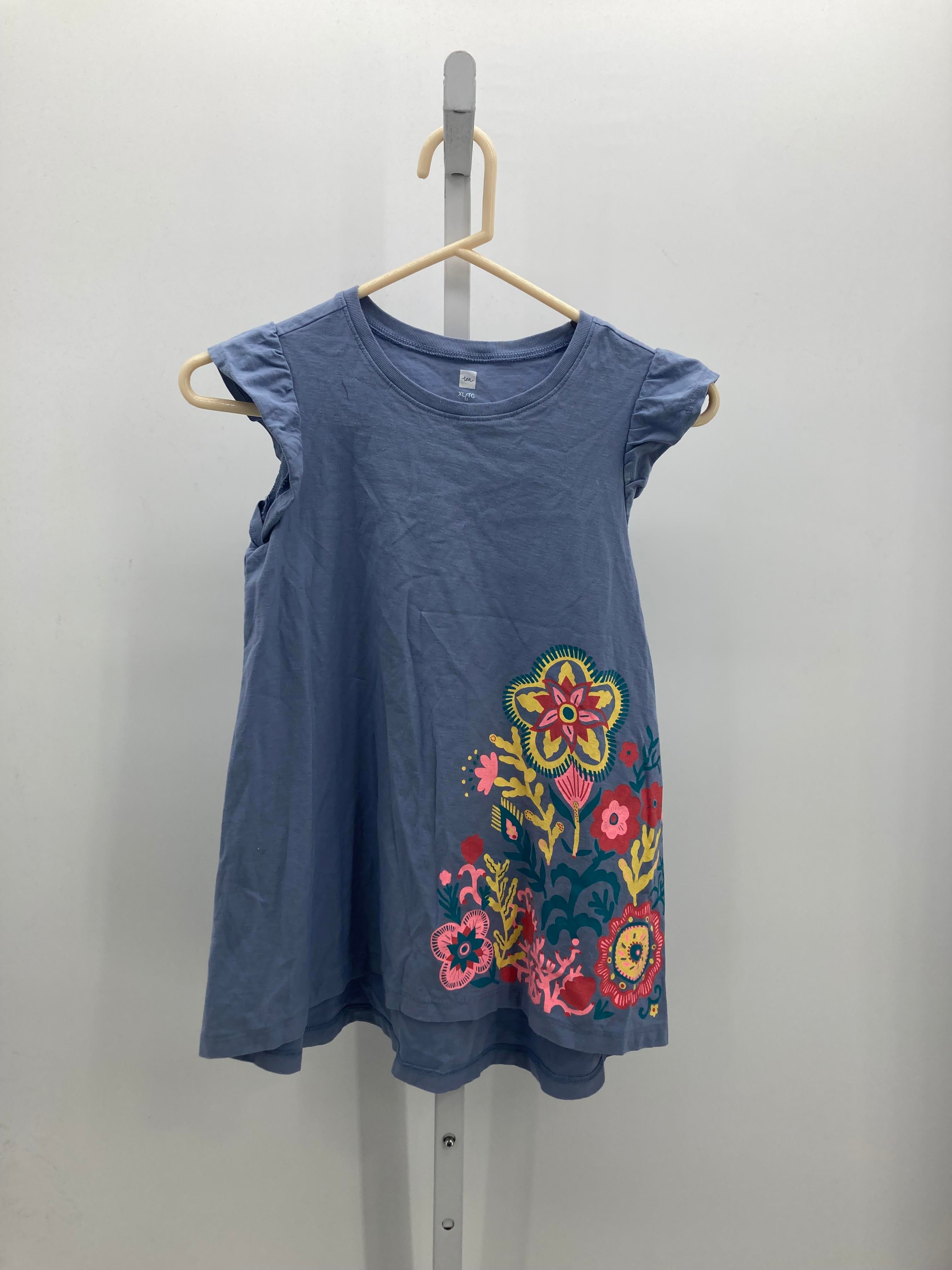 Tea Size 12 Girls Short Sleeve Shirt