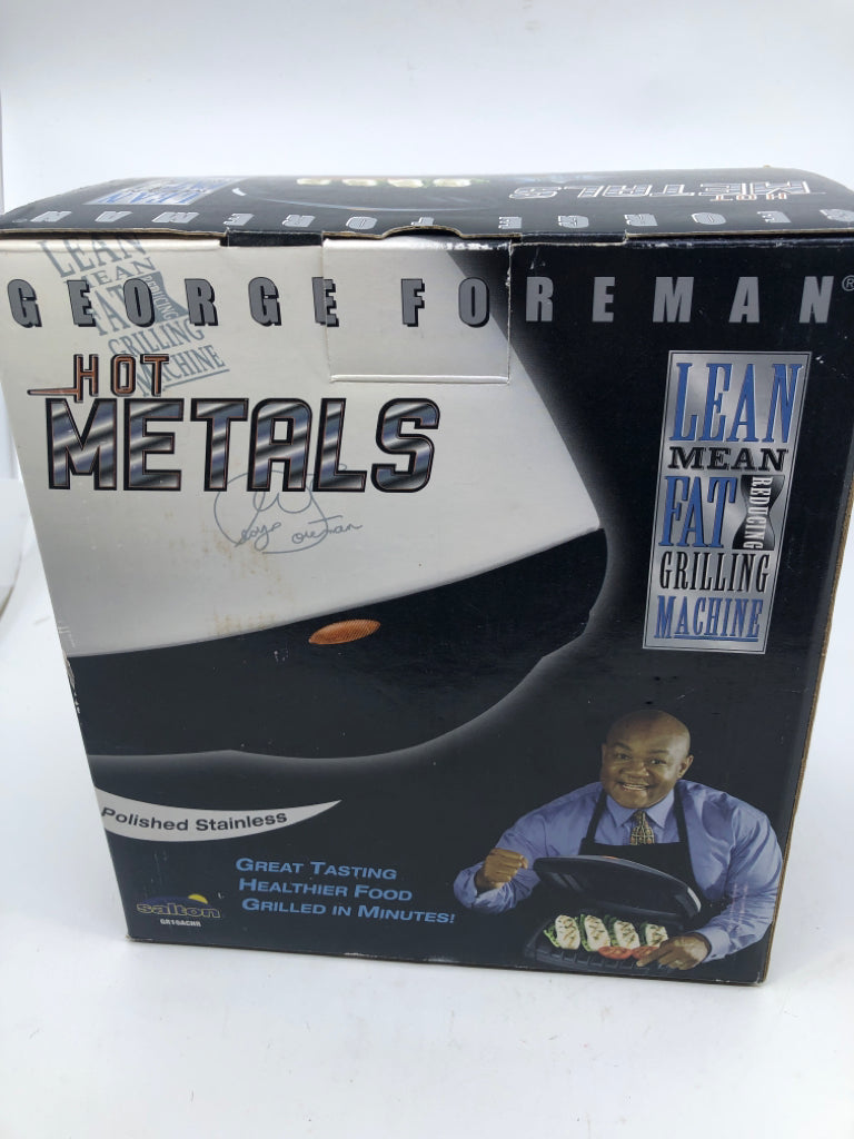 NIB GEORGE FORMAN GRILL.