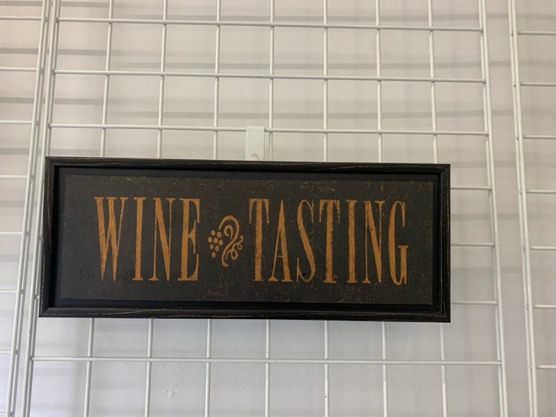 WINE TASTING WALL HANGING.