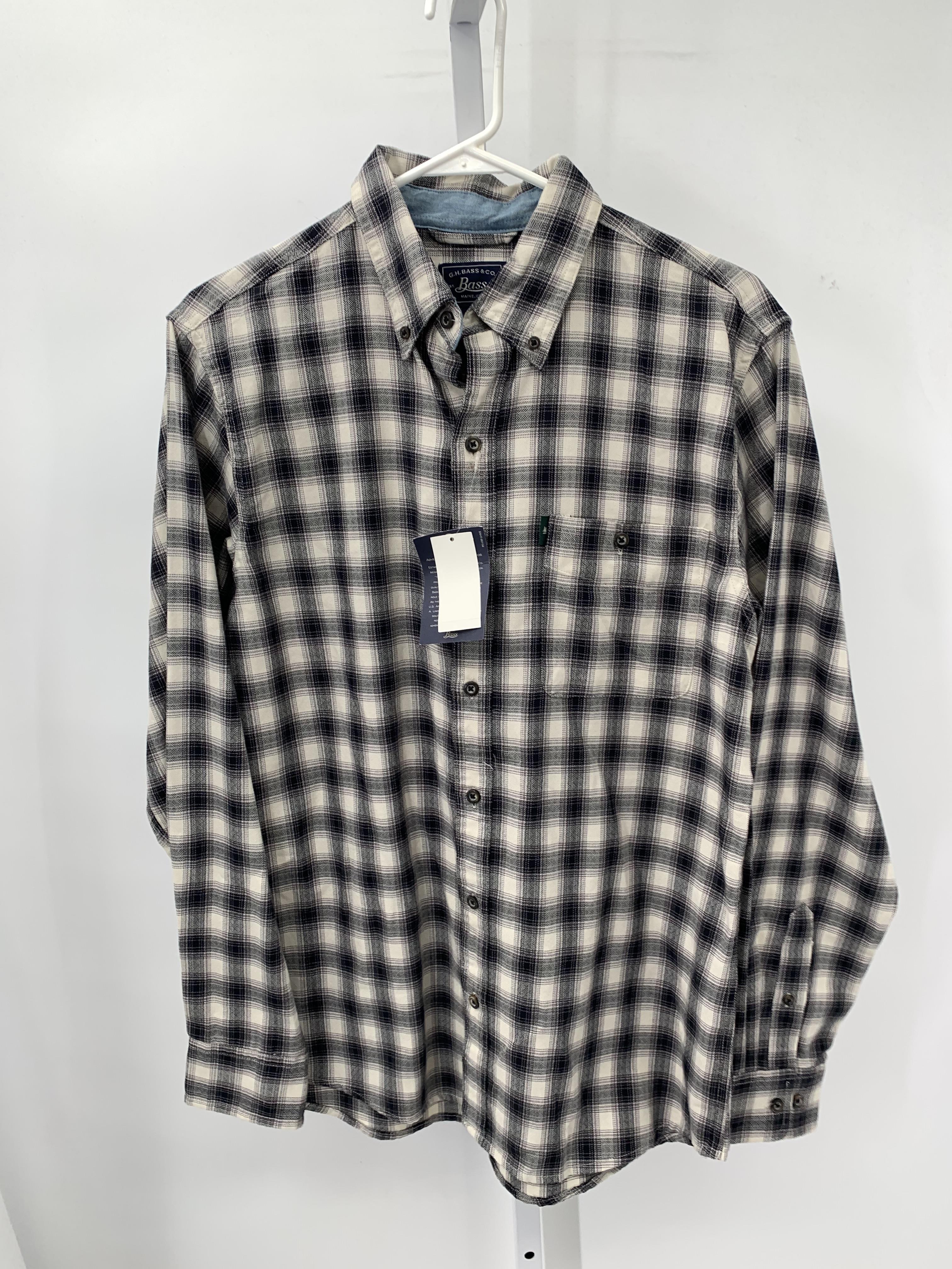 NEW PLAID BTN DOWN