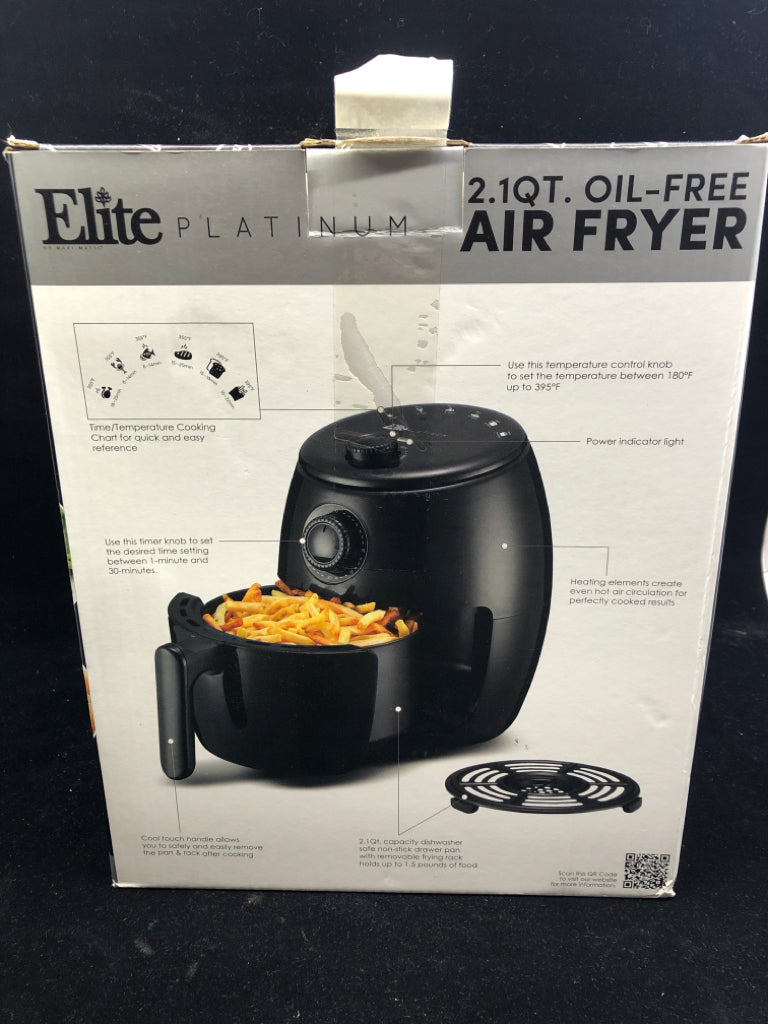 NIB ELITE AIR FRYER.