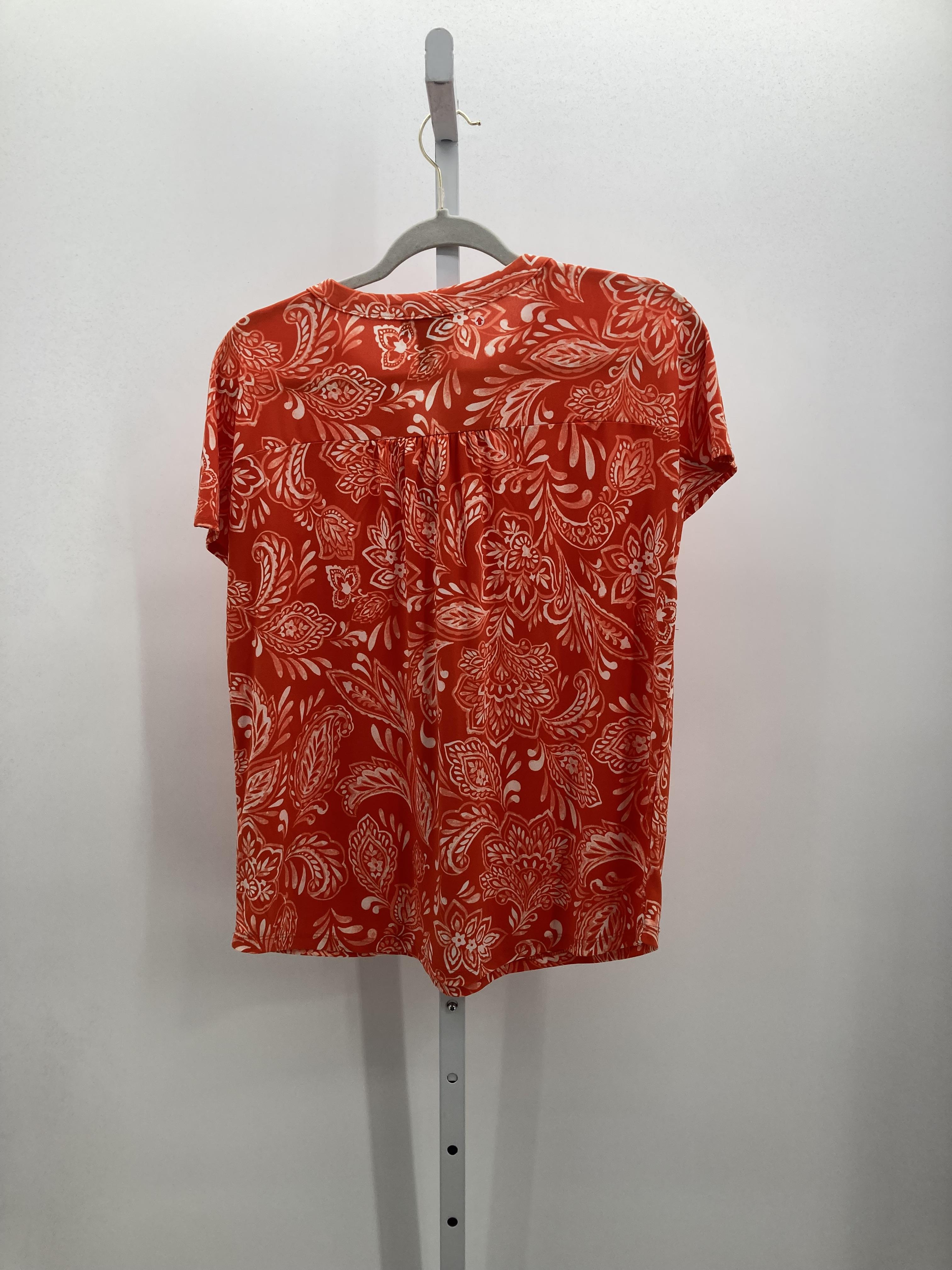 Jones New York Size Medium Misses Short Sleeve Shirt
