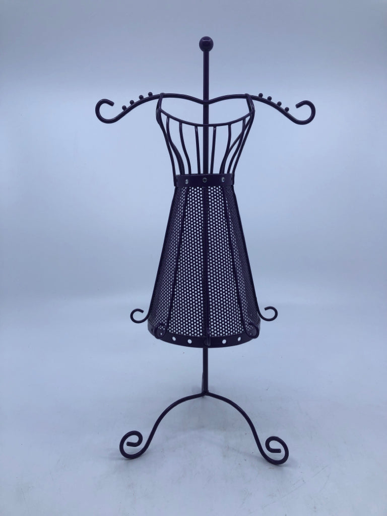 PURPLE DRESS JEWELRY HOLDER.