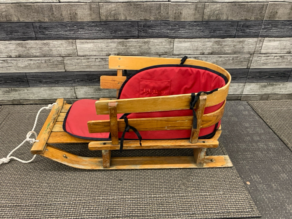 LL BEAN KIDDIE SLED.