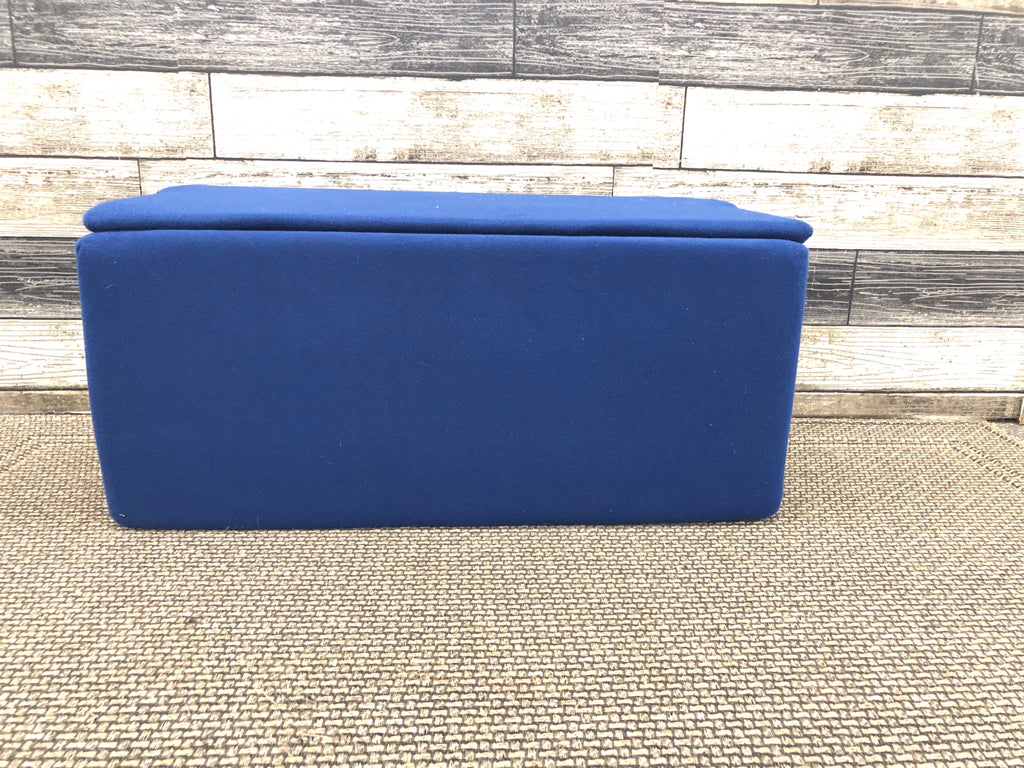 BLUE RECTANGLE BODY WEDGE PILLOW.