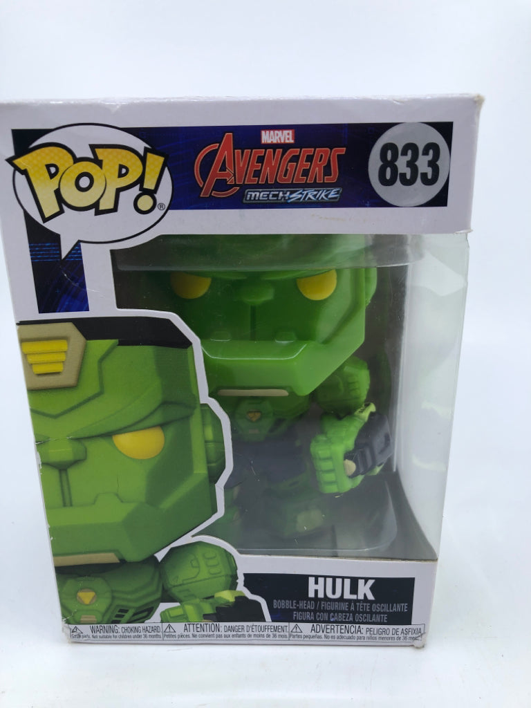 FUNKO POP AVENGERS MECH STRIKE HULK 833