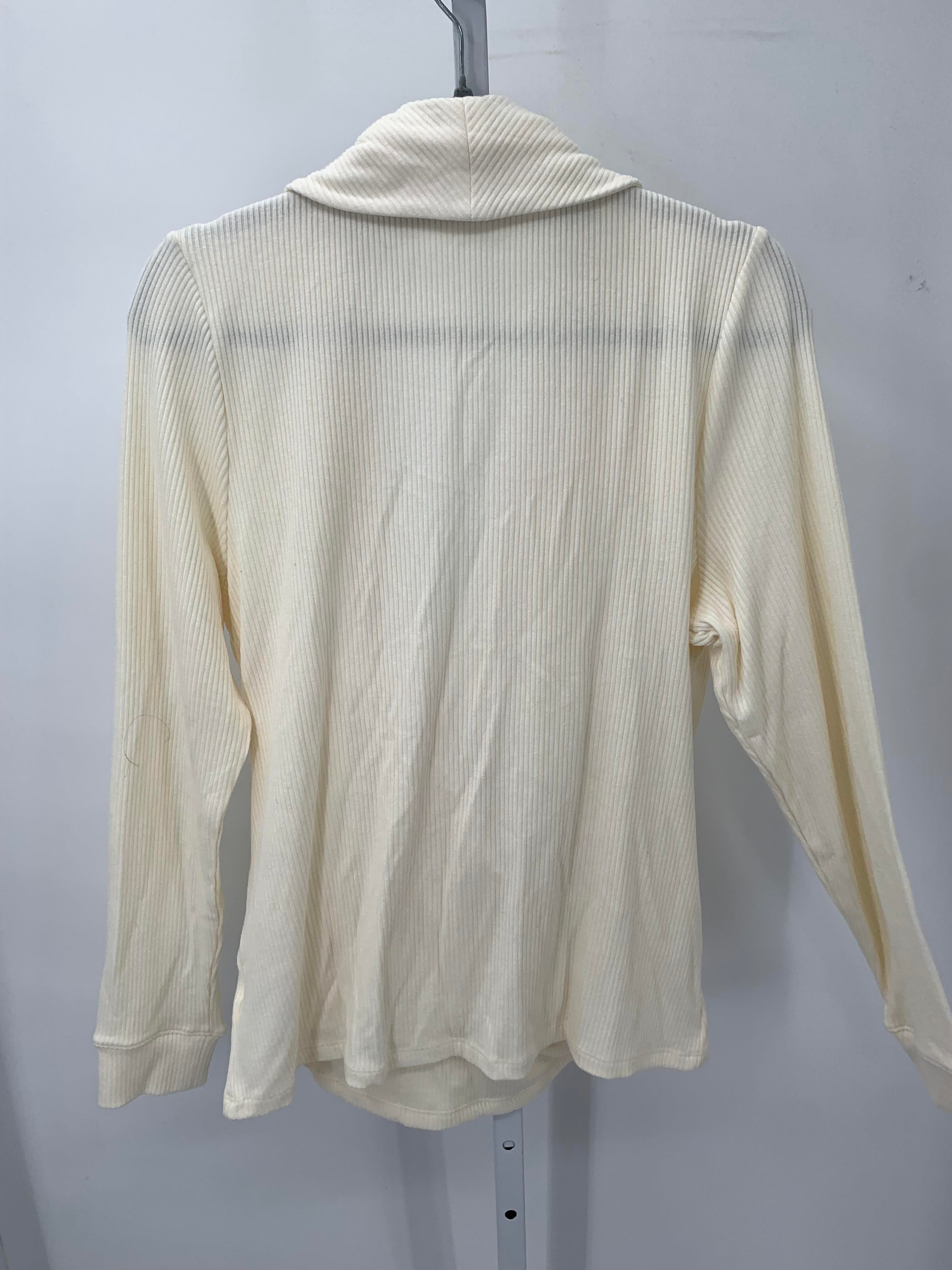 Lands End Size Large Misses Long Slv Sweater