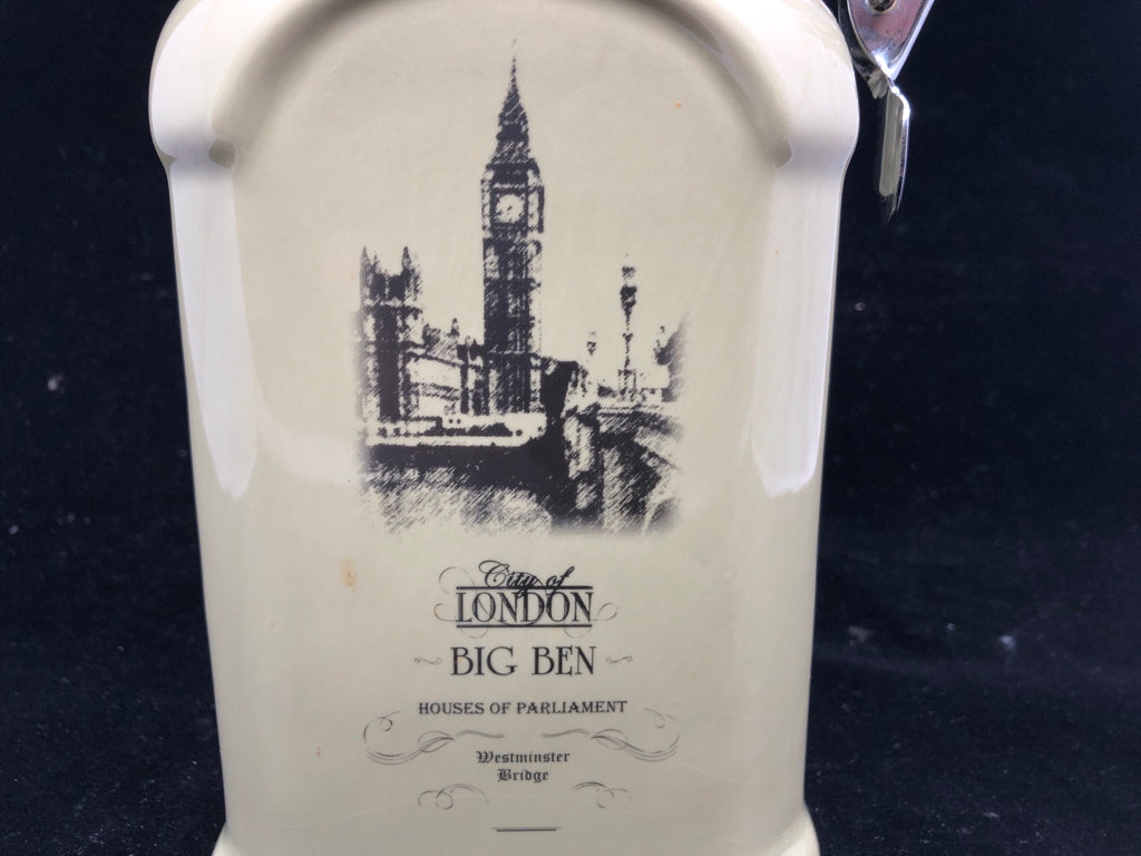 OLIVE "BIG BEN" CANISTER METAL LATCH.