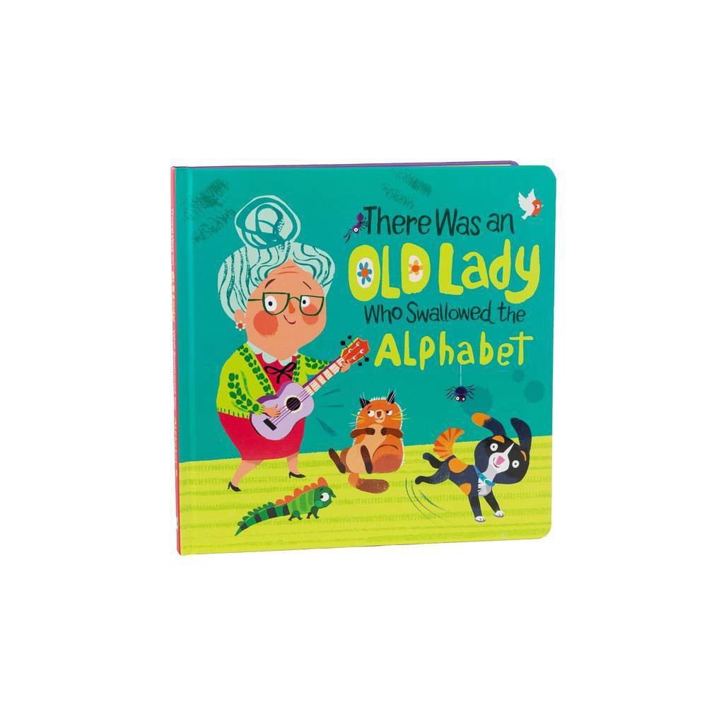 There Was an Old Lady Who Swallowed the Alphabet  (Board Book) -