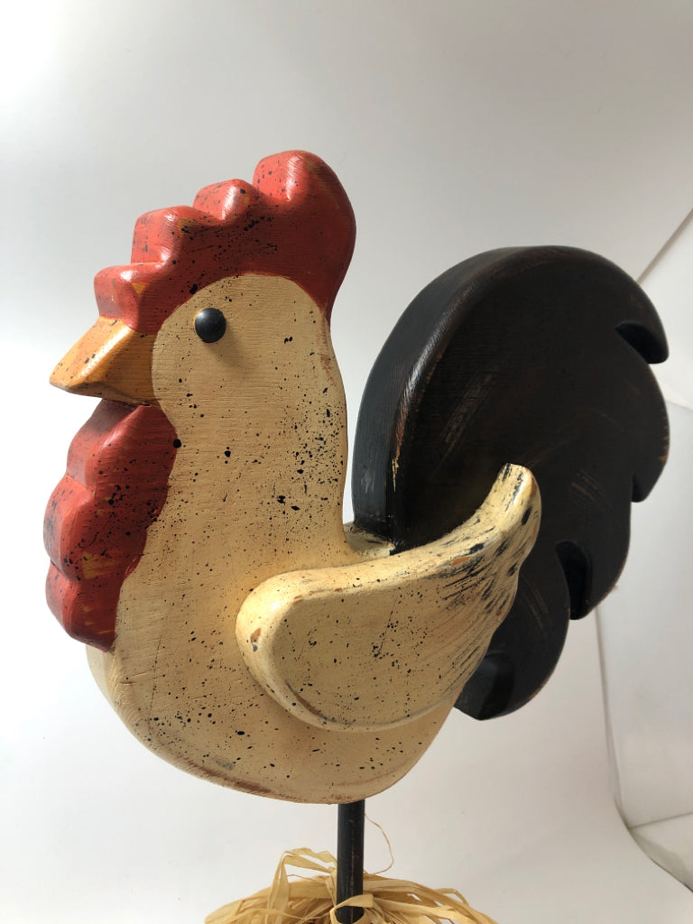 LAYERED WOODEN CHICKEN.