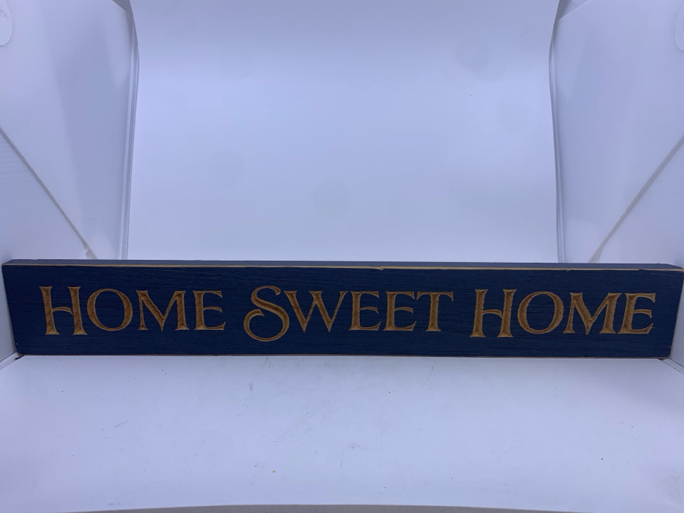 HOME SWEET HOME- WOOD CARVED SIGN.