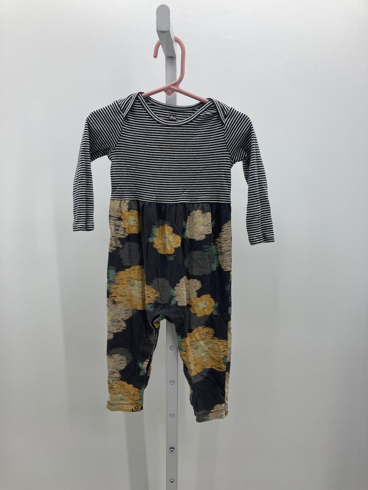 Tea Size 12-18 Months Girls Long Slv. Romper