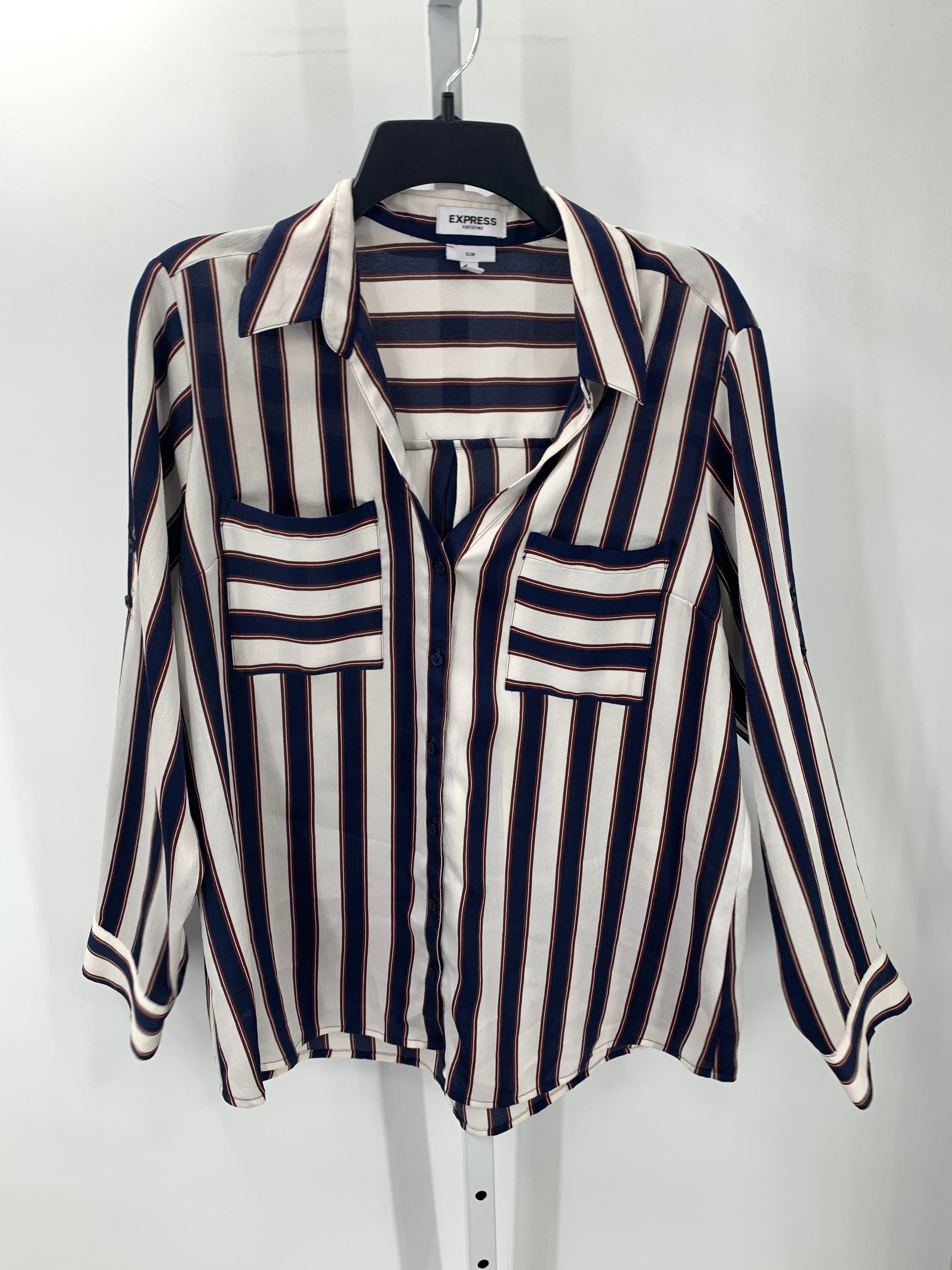 Express Size Extra Large Misses Long Sleeve Shirt