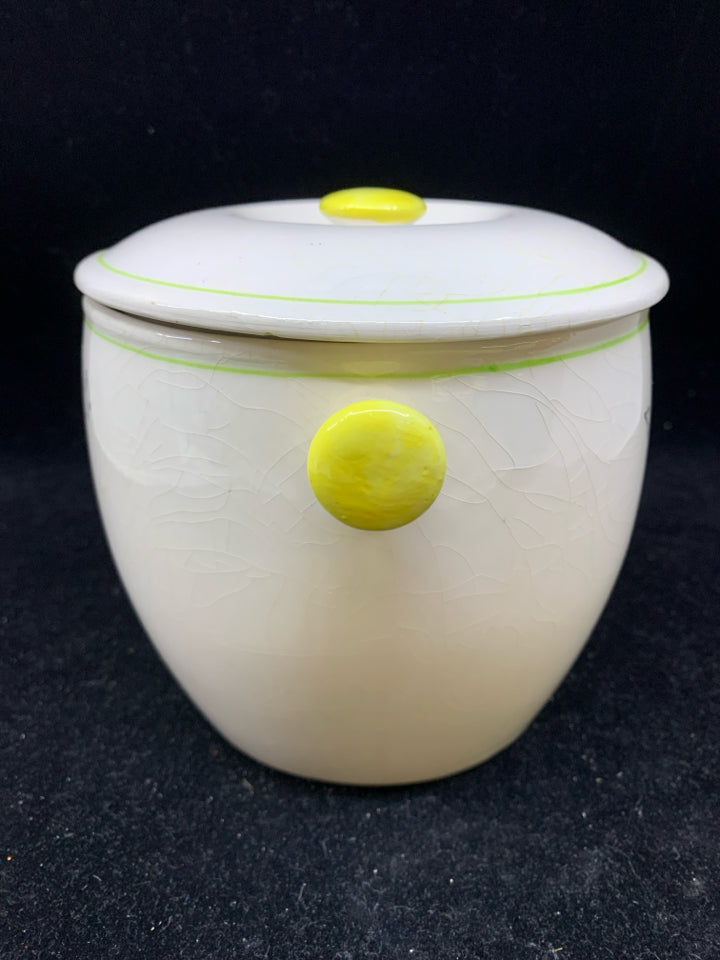 VTG BIRD SINGING CANISTER.