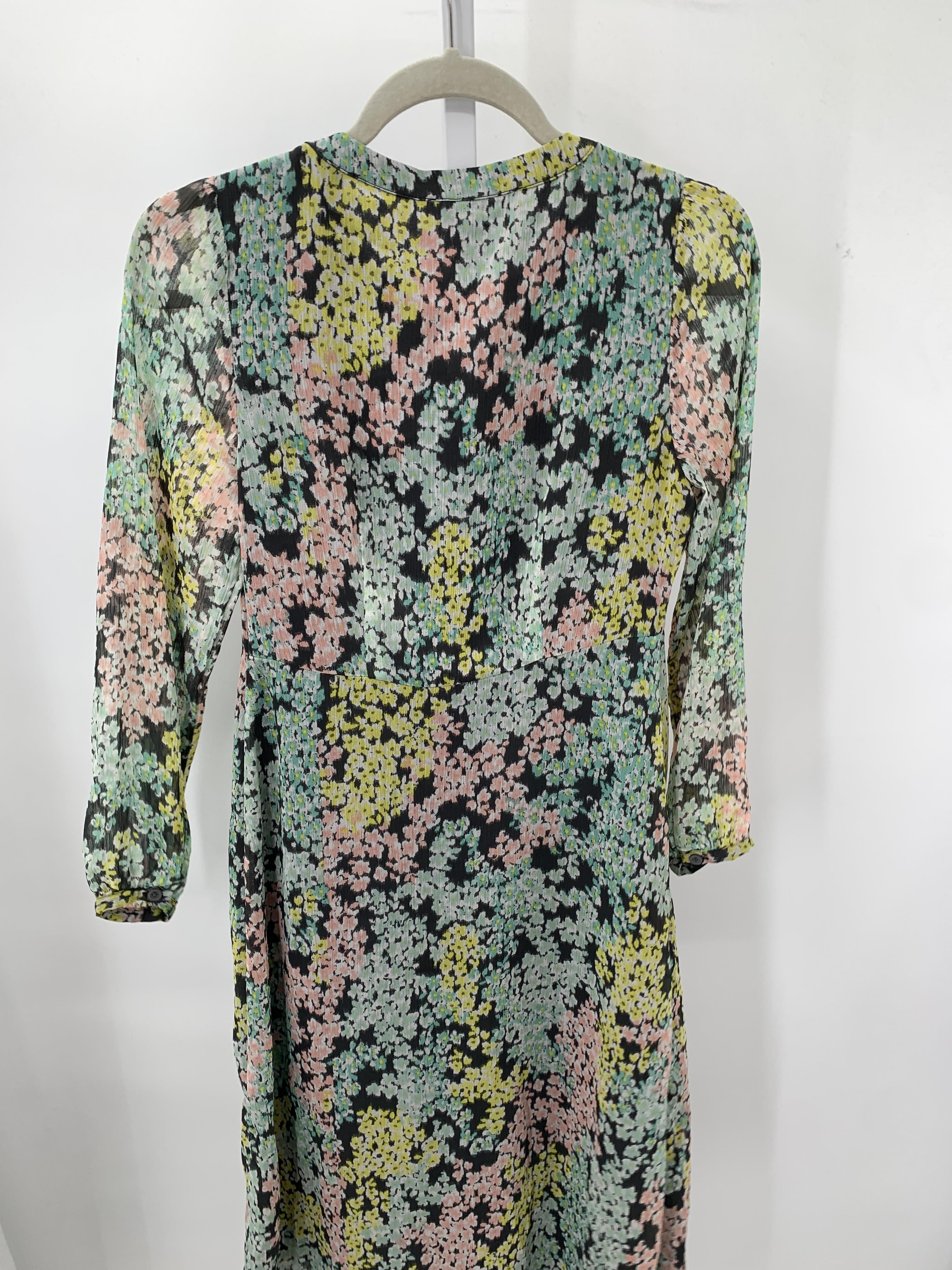 Loft Size 0 Petite Petite Long Sleeve Dress