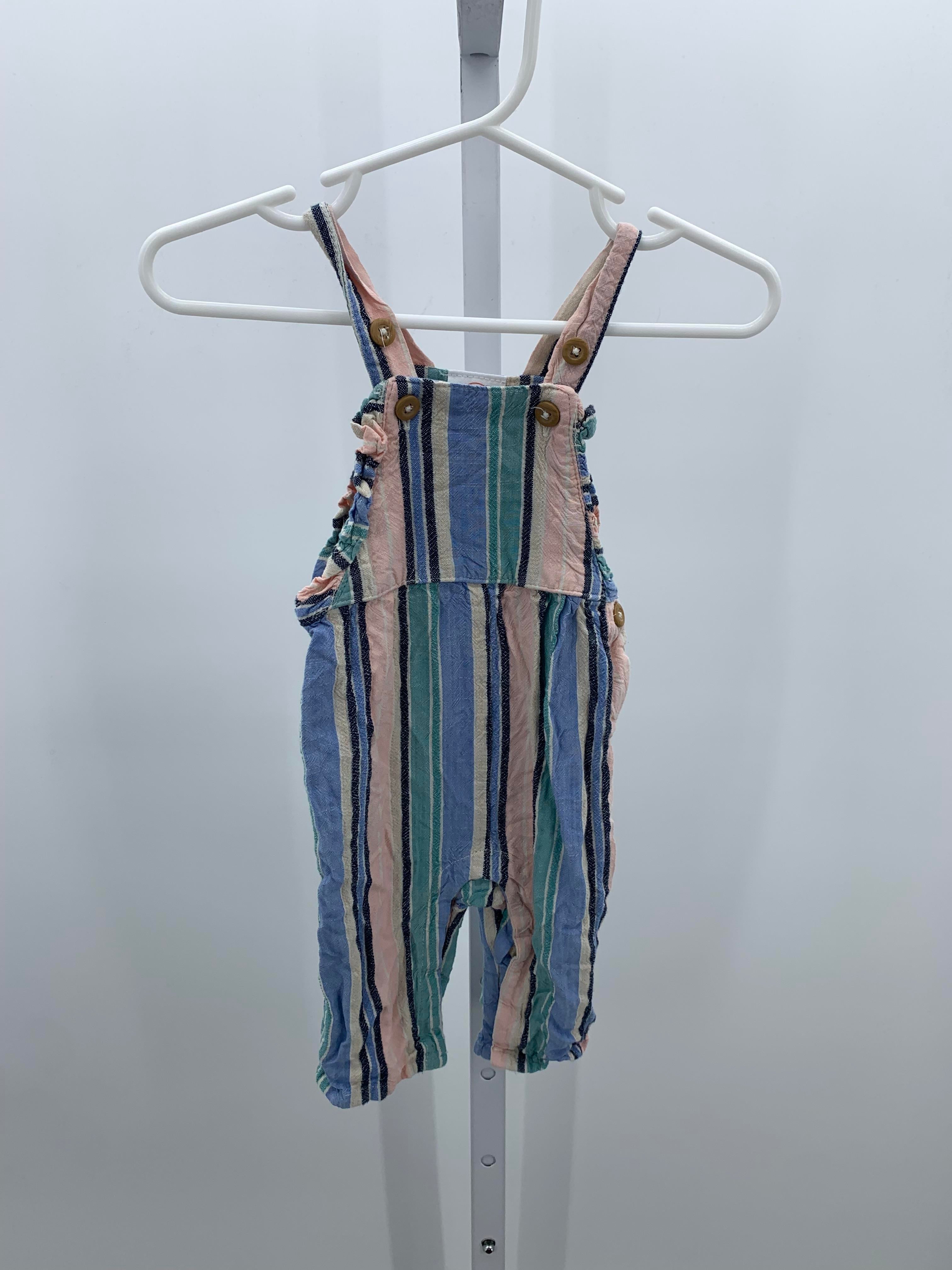 Wonder Nation Size 6-9 mon Girls Overalls
