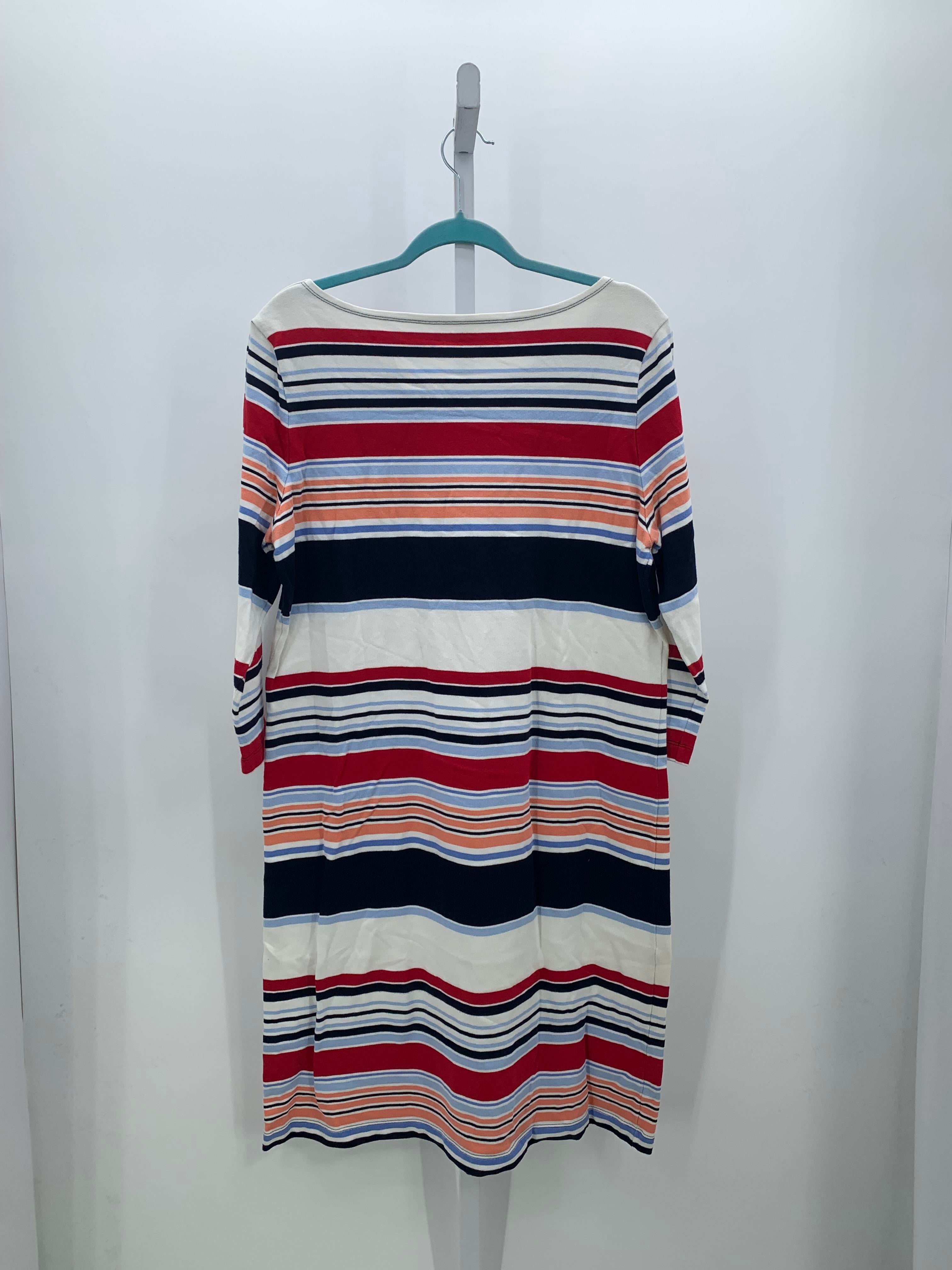 Talbots Size Large Misses 3/4 Sleeve Dress