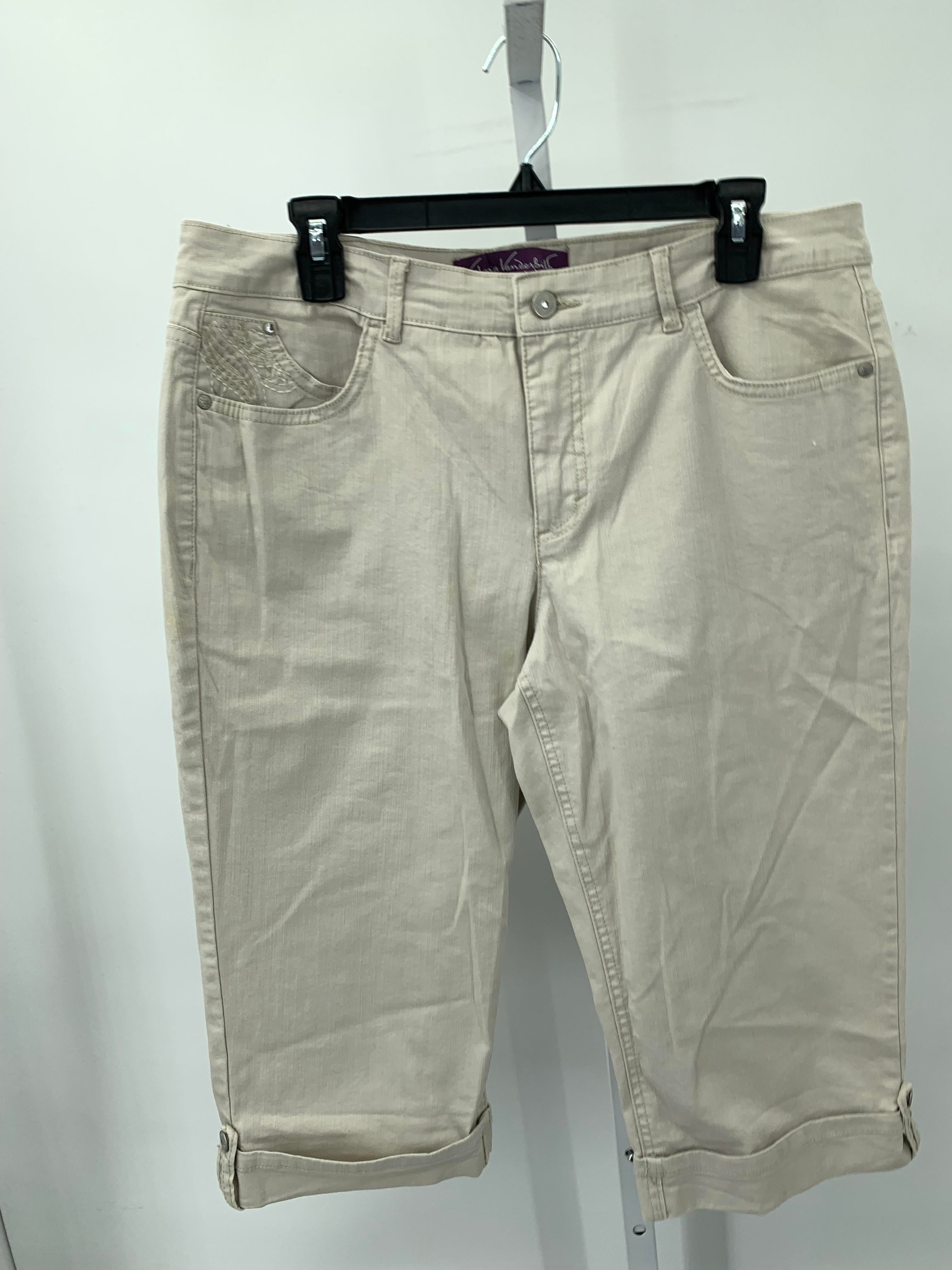 Gloria Vanderbilt Size 12 Misses Capri Pants