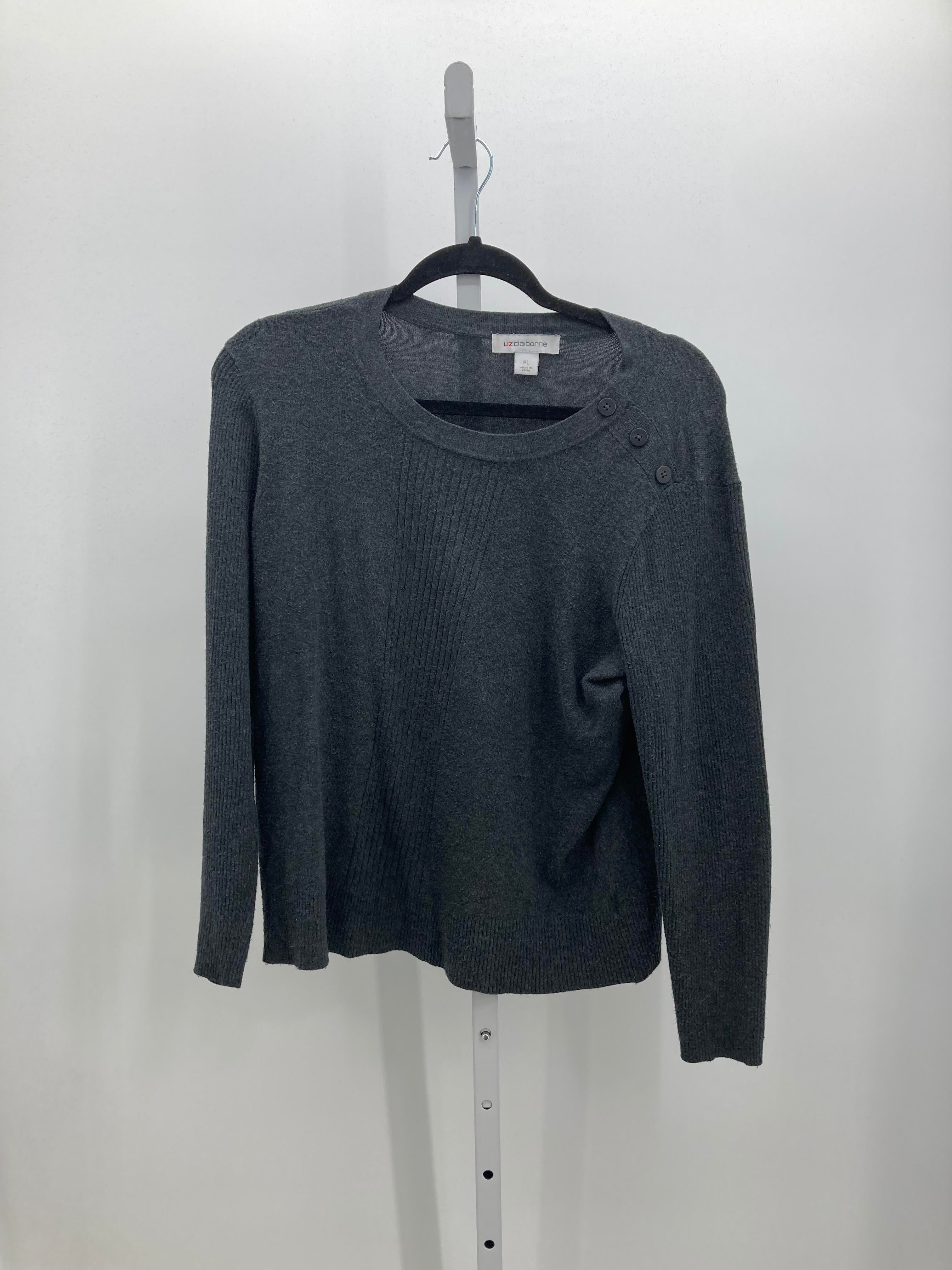 Liz Claiborne Size Large Petite Petite Long Slv Sweater