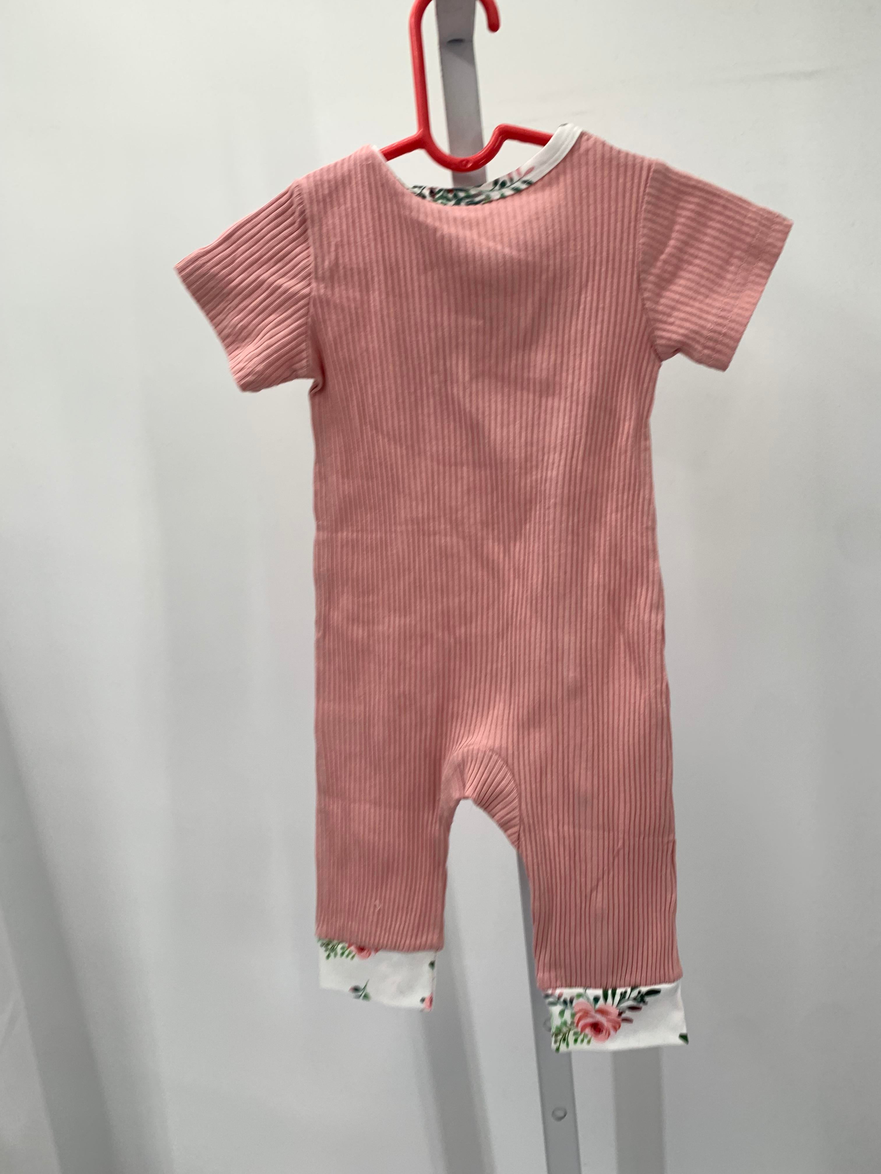 Size 0-3 months Girls Short Slv. Romper