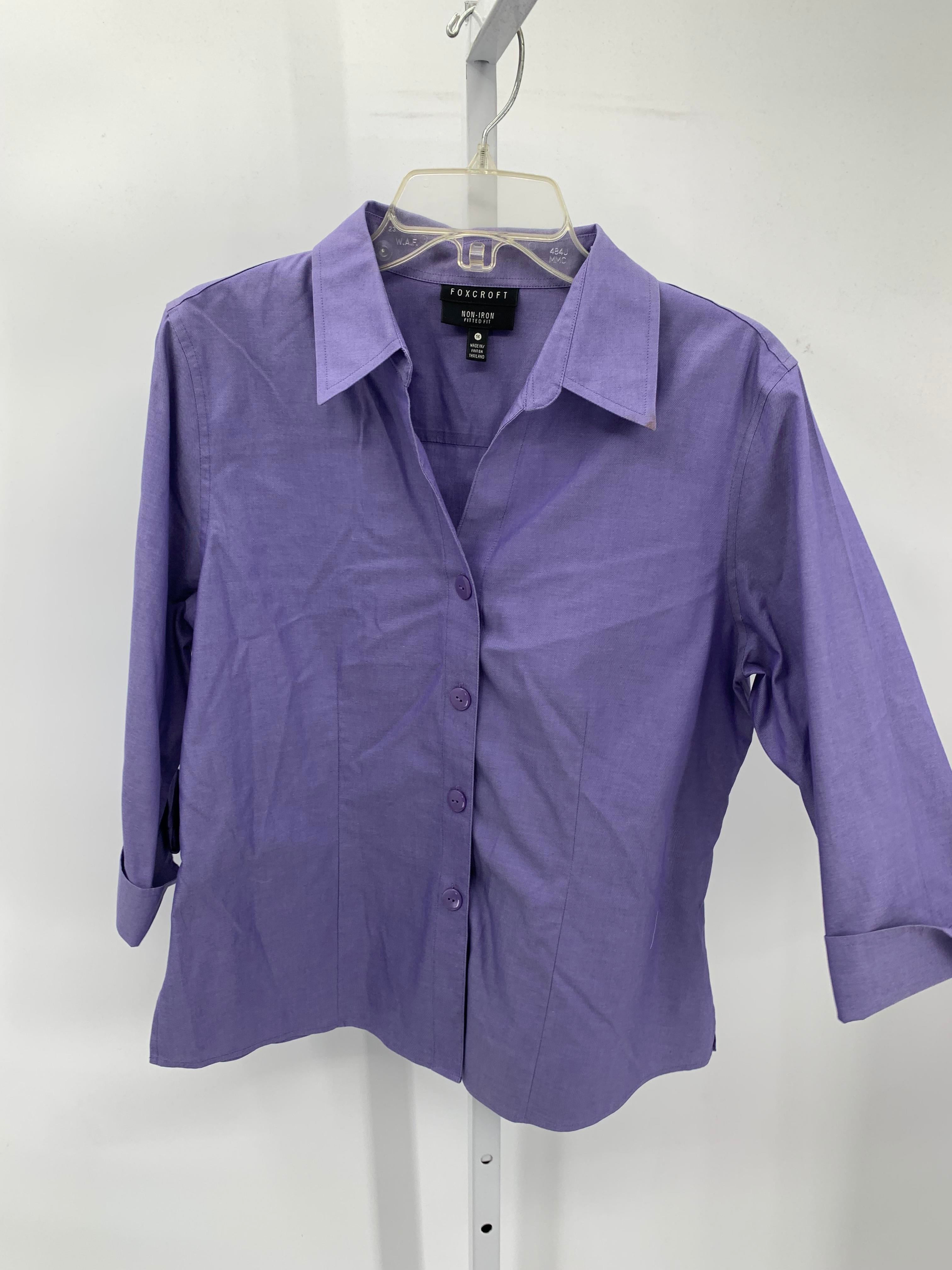 Size 14 Misses 3/4 Sleeve Shirt