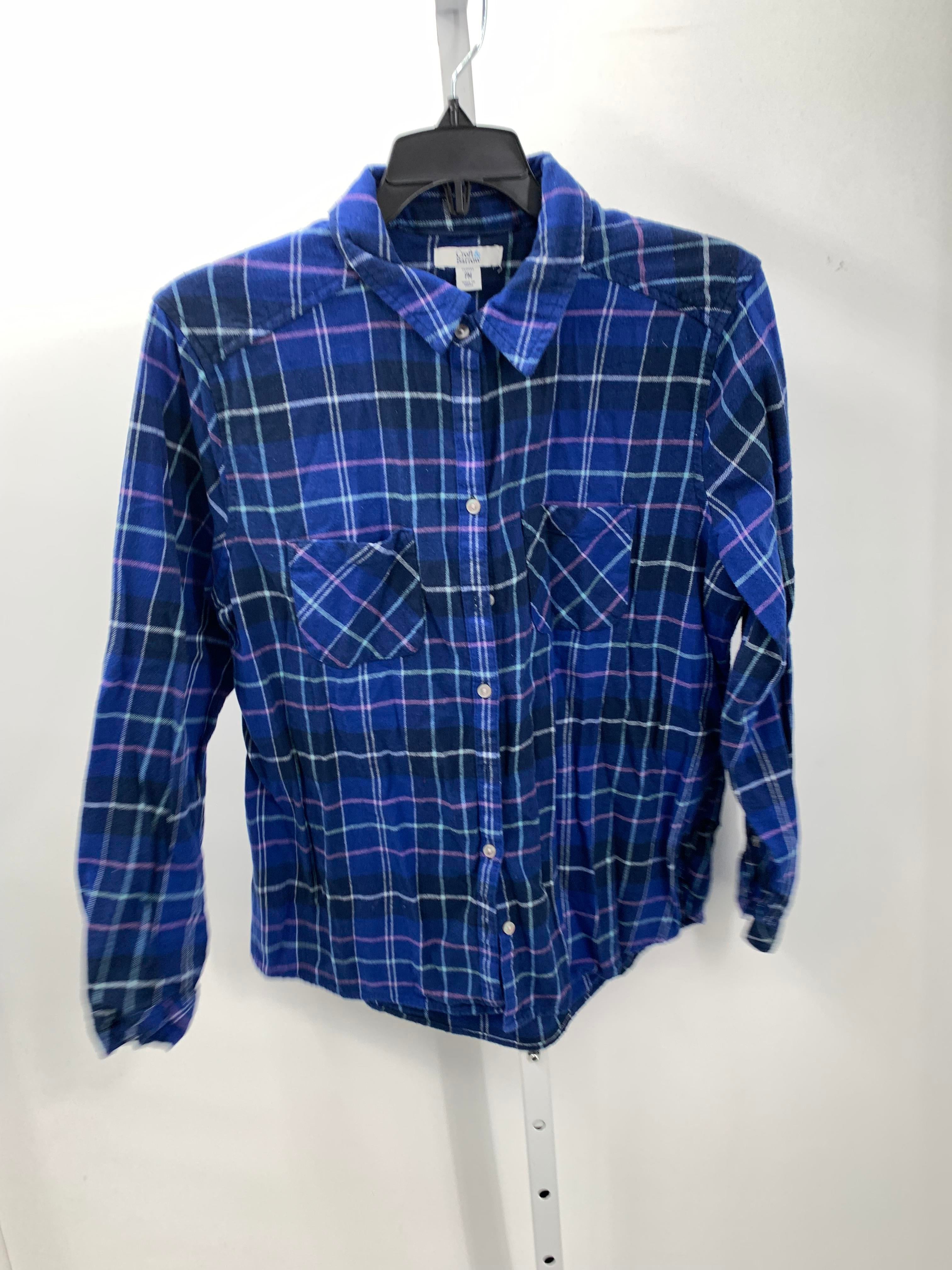 Croft & Barrow Size Medium Petite Petite Long Sleeve Shirt