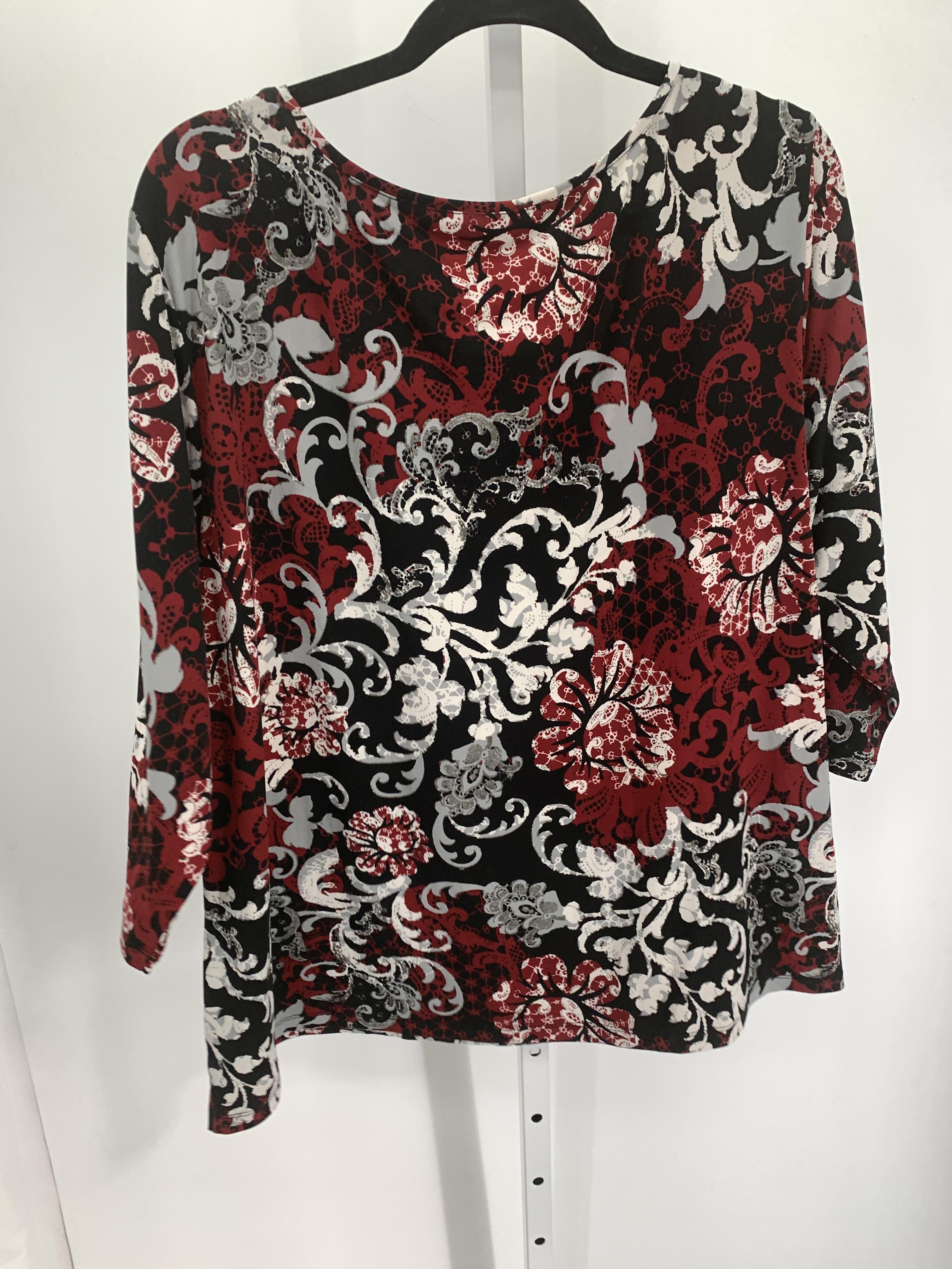 East 5th Size 3X Womens 3/4 Sleeve Shirt