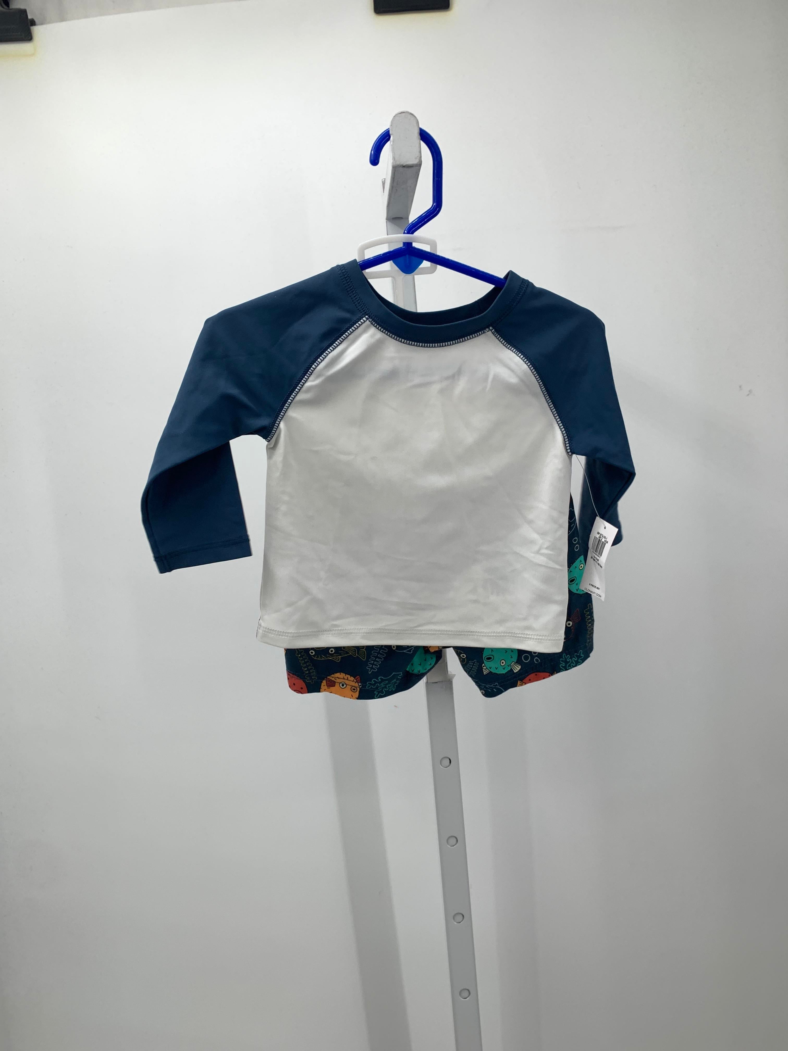 NEW LONG SLV SHIRT PUFFER FISH SHORTS