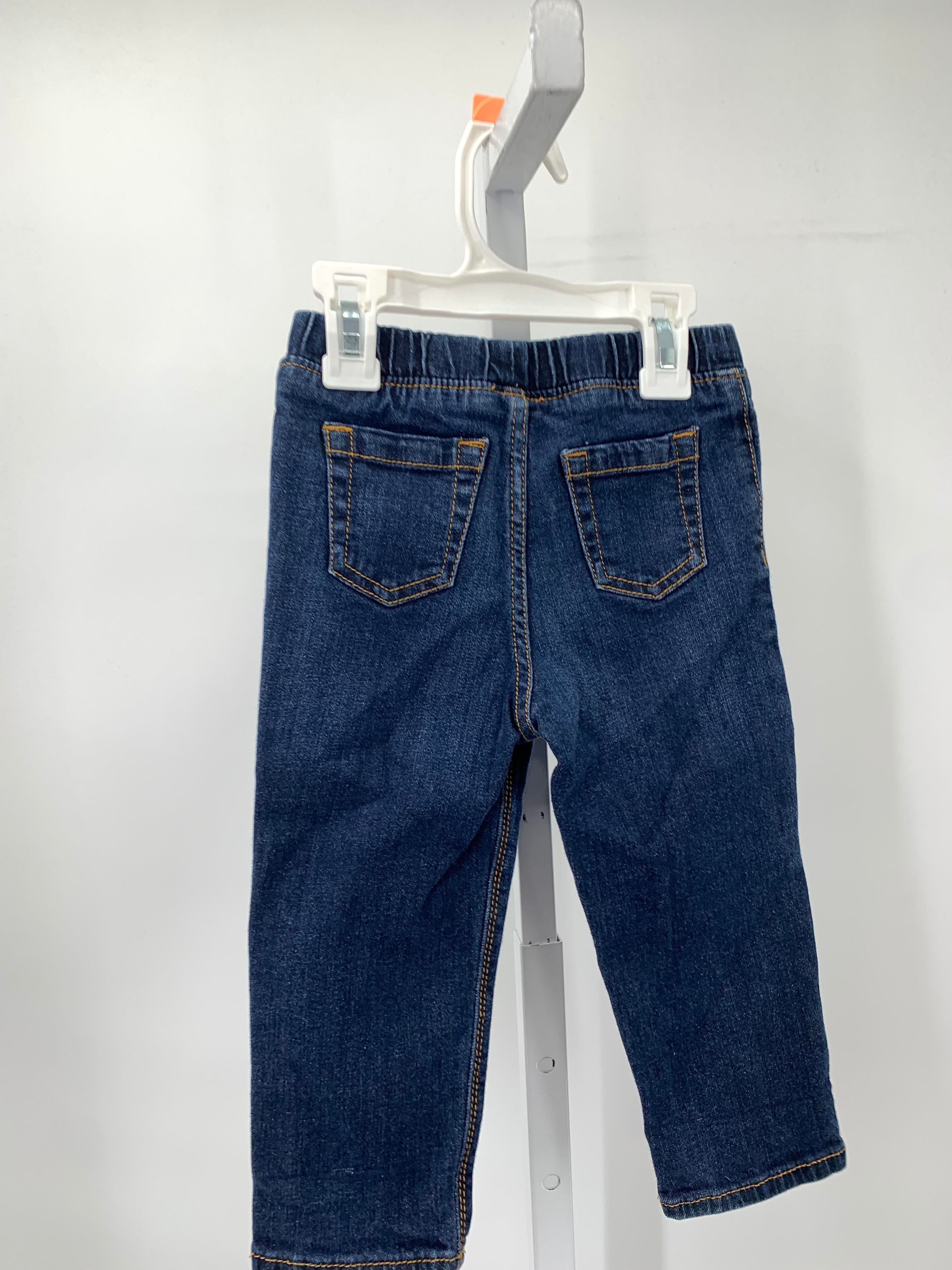ELASTIC WAIST JEANS