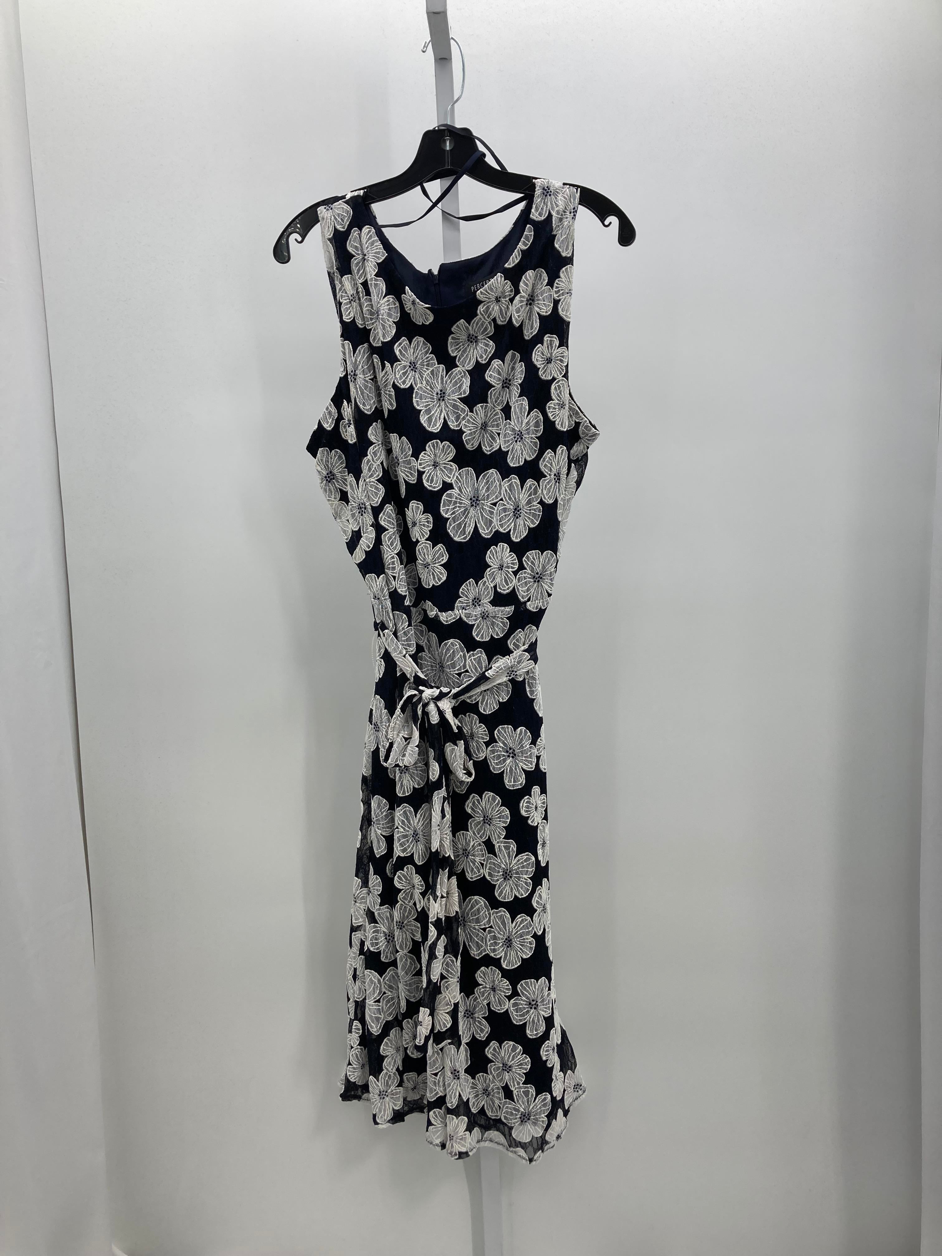 Perception Size 2X Womens Sleeveless Dress