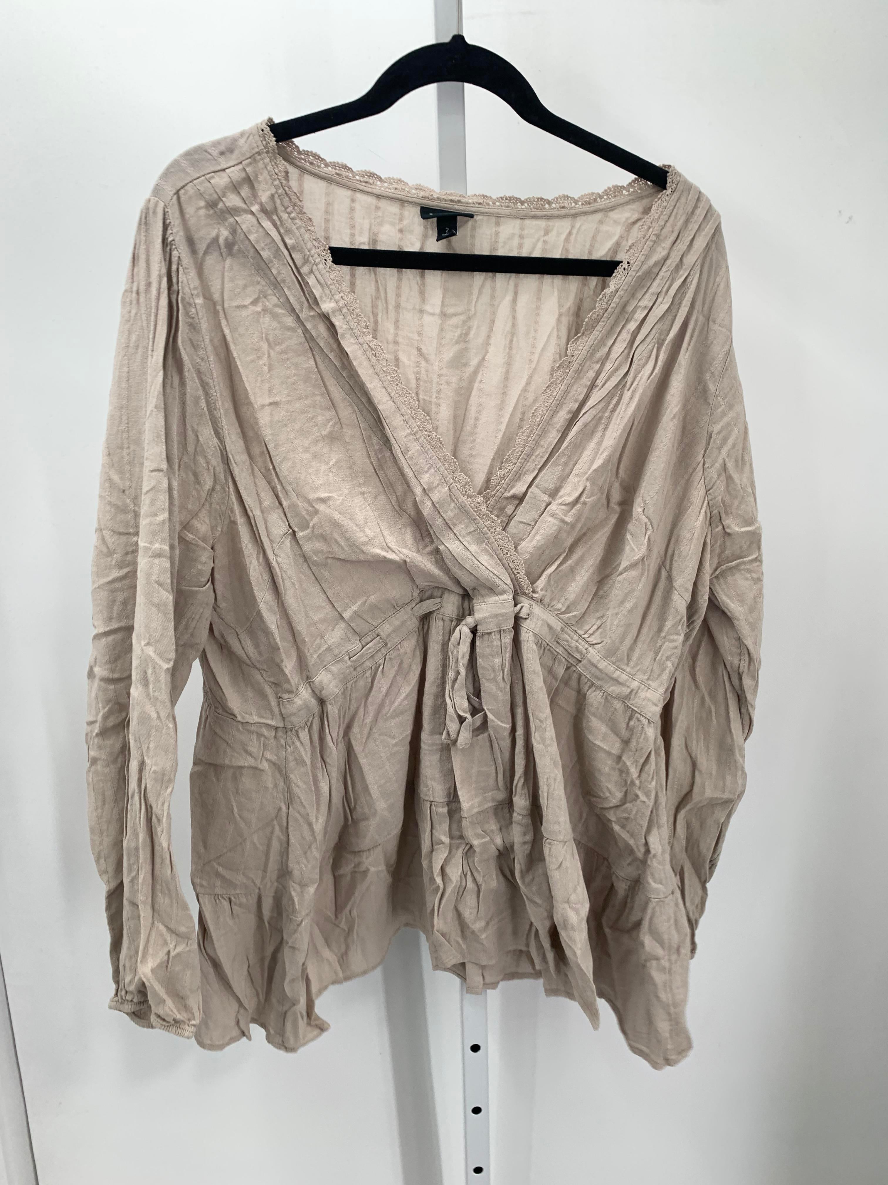 Torrid Size 2X Womens Long Sleeve Shirt
