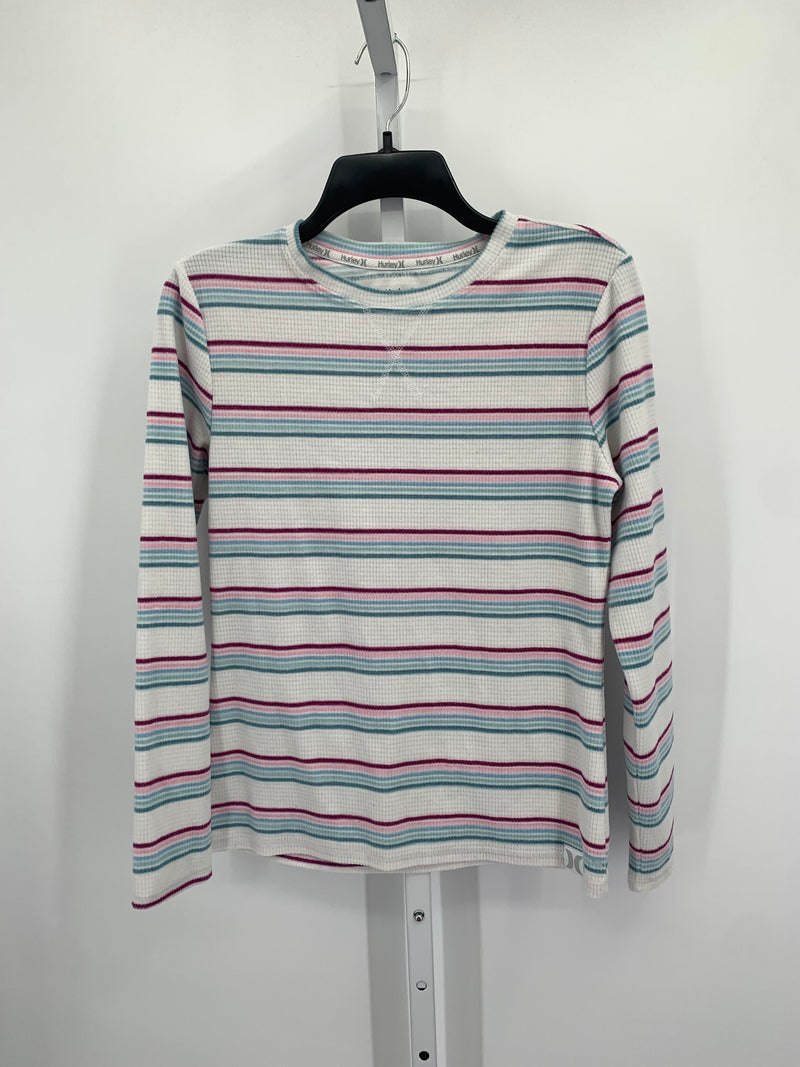 Hurley Size Large Misses Long Sleeve Shirt