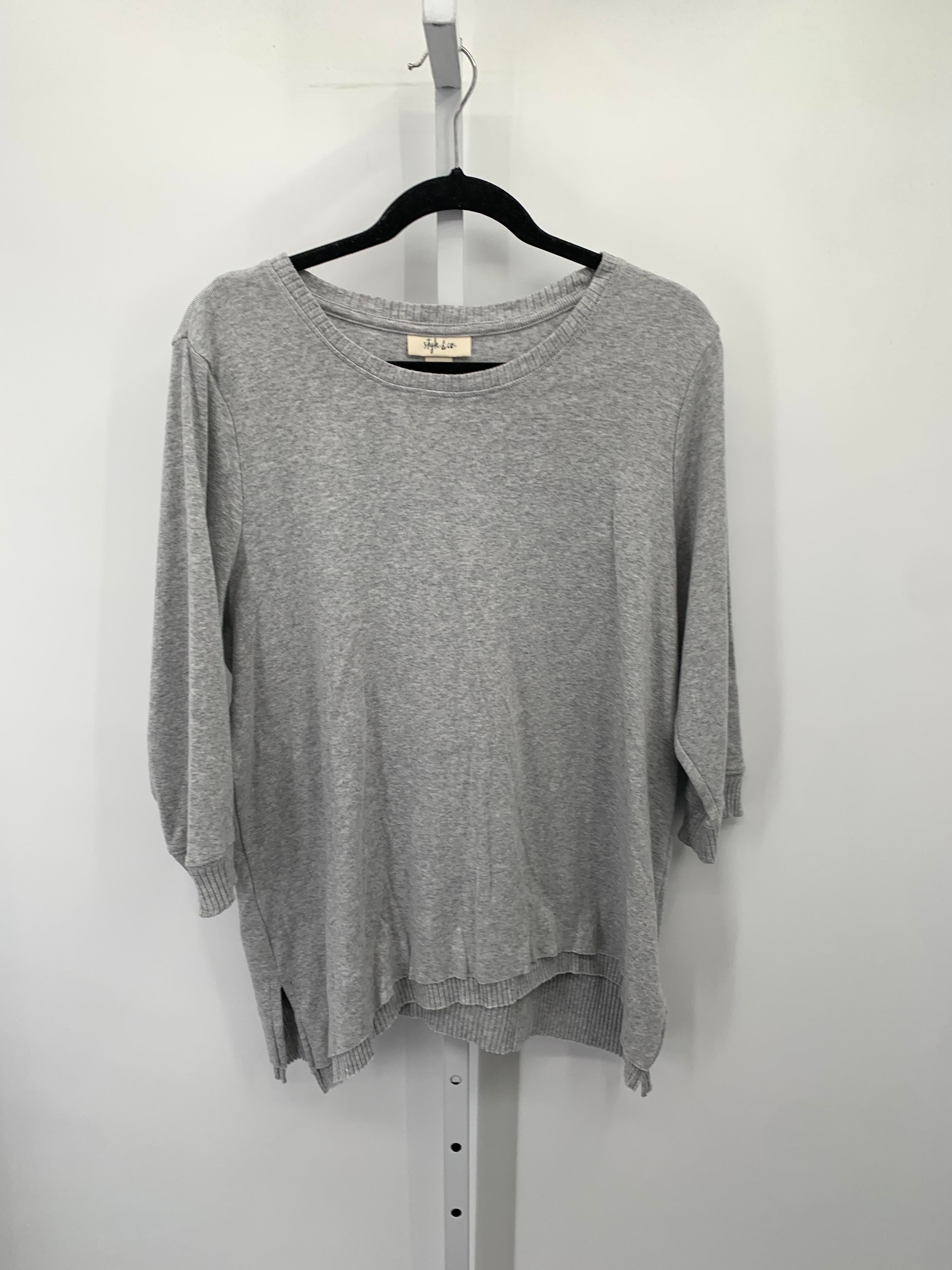 Style & Co. Size Extra Large Misses 3/4 Sleeve Shirt