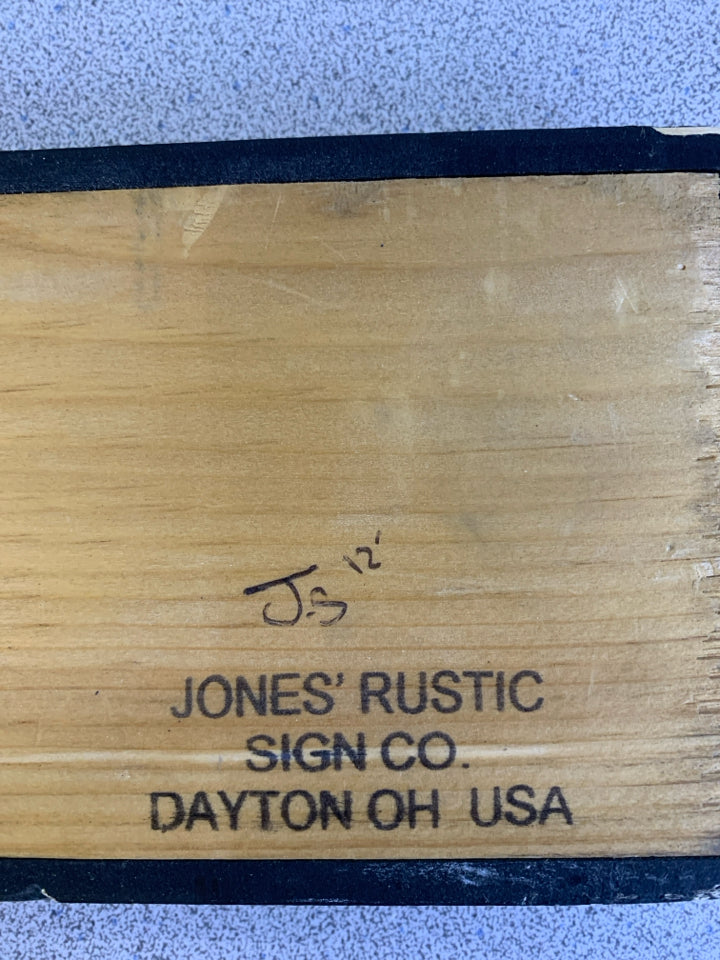 HOME SWEET HOME PRIMITIVE SIGN.