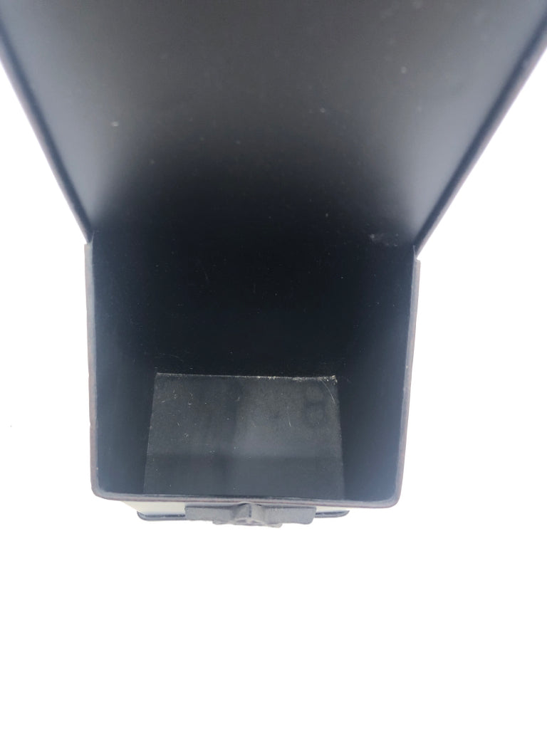 METAL BLACK WALL POCKET W/ EMBOSSED STAR.
