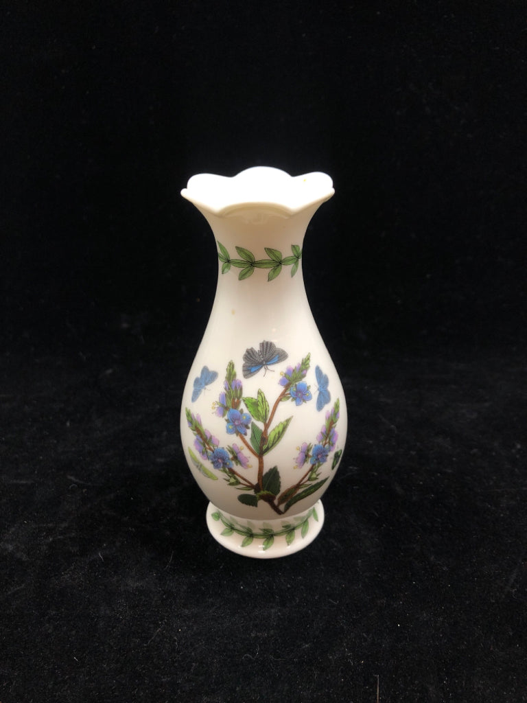 SM RUFFLE NECK BUD VASE- BOTANIC GARDEN.