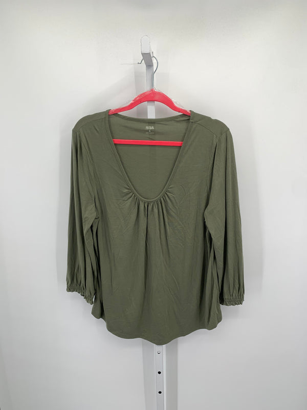 A.N.A. Size Extra Large Misses 3/4 Sleeve Shirt